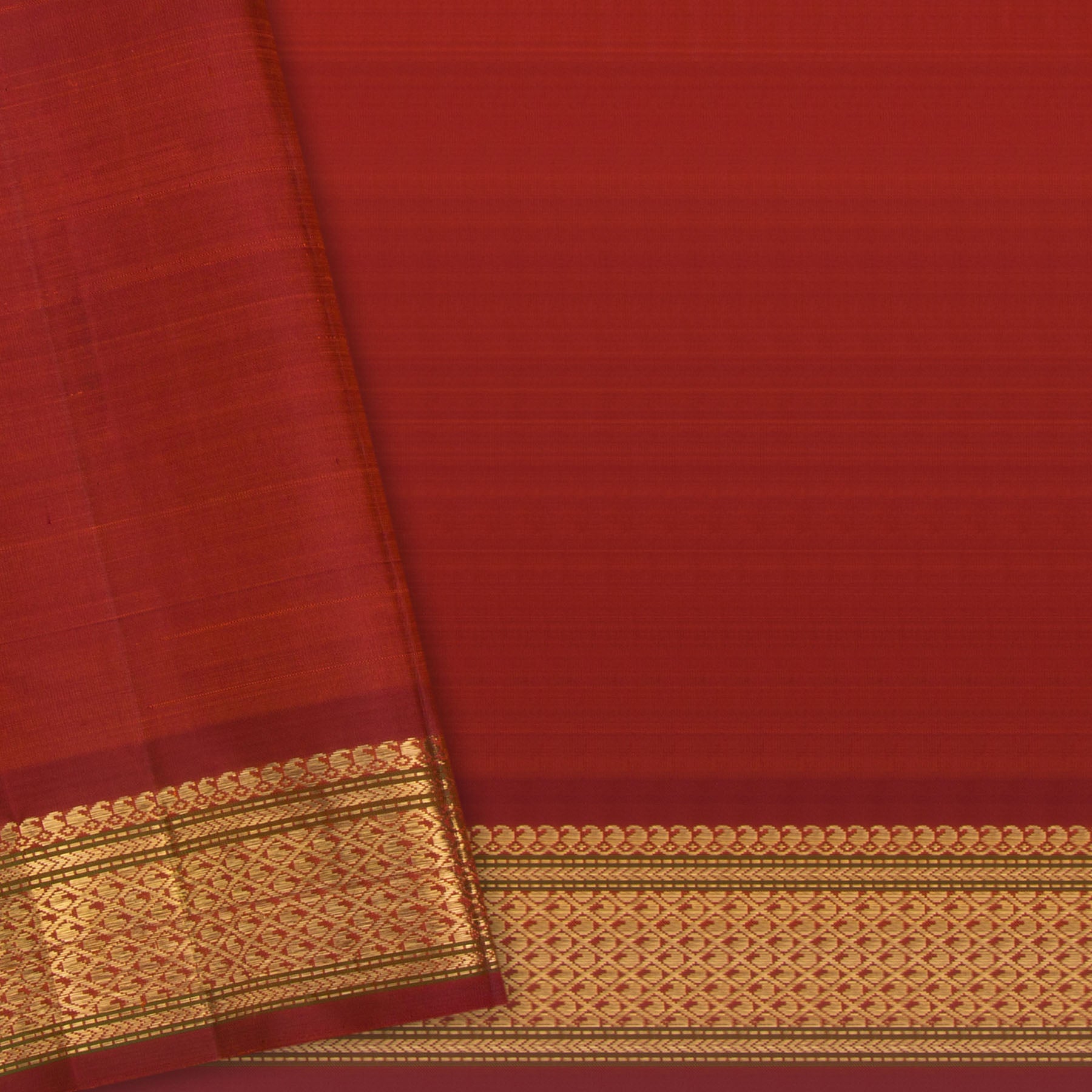 Kanakavalli Kanjivaram Silk Sari 24-040-HS001-08173 - Blouse View