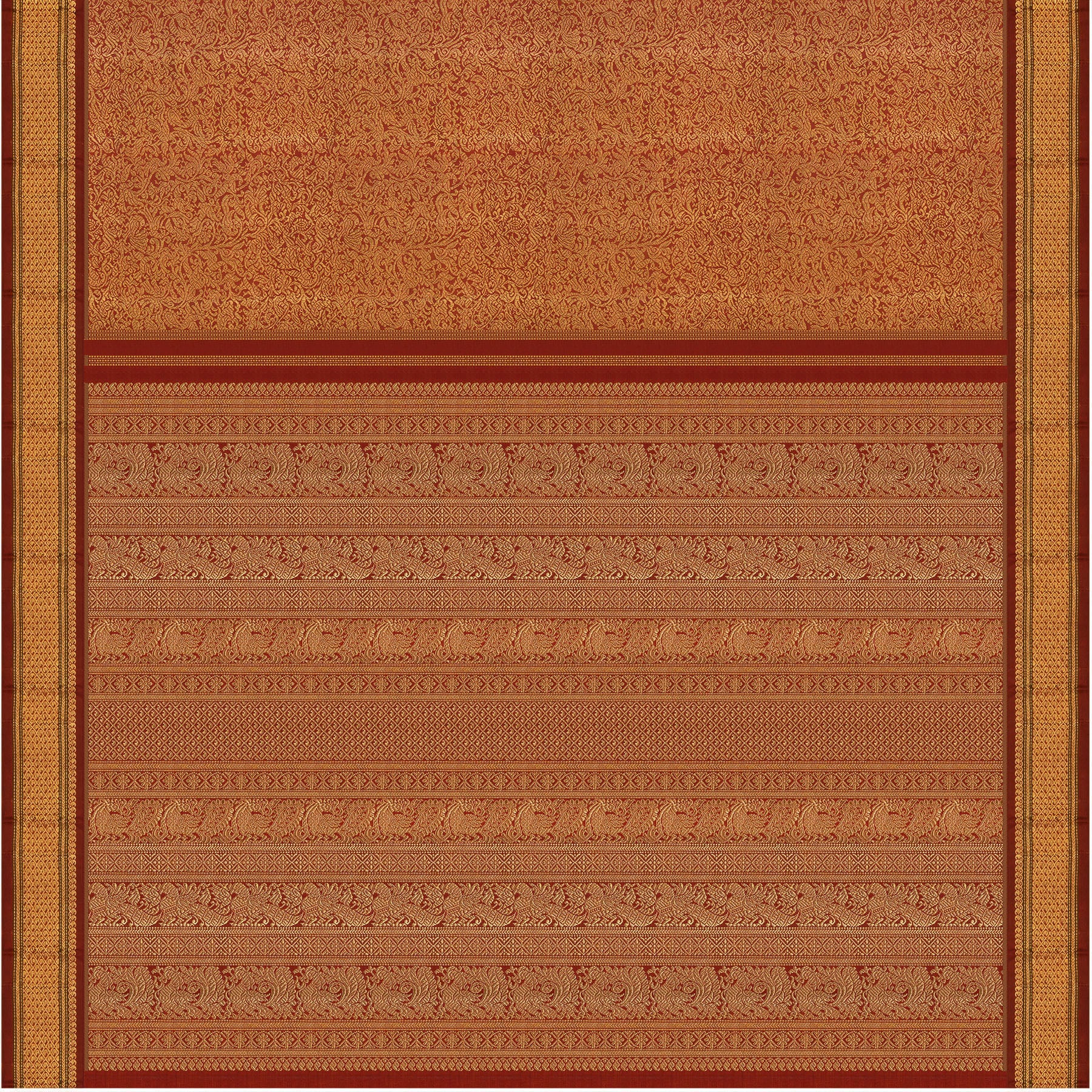 Kanakavalli Kanjivaram Silk Sari 24-040-HS001-08173 - Full View