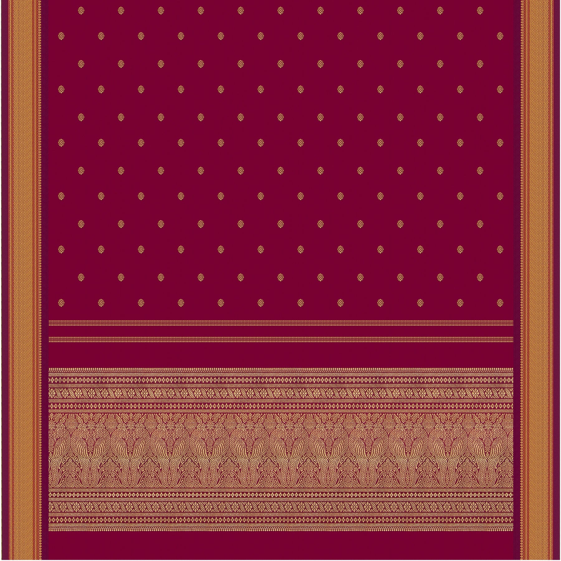 Kanakavalli Kanjivaram Silk Sari 24-040-HS001-10495 - Full View