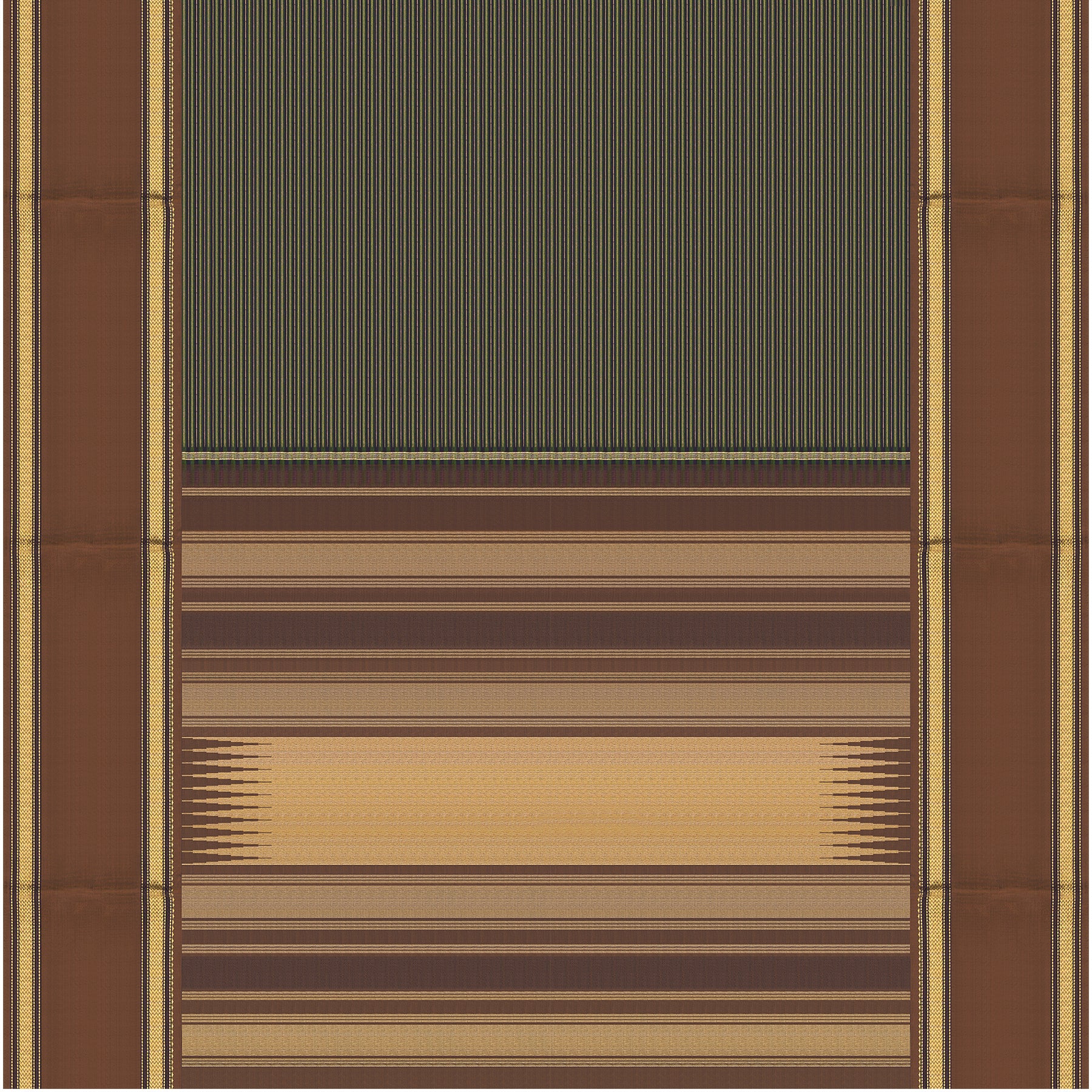 Kanakavalli Kanjivaram Silk Sari 24-040-HS001-10501 - Full View