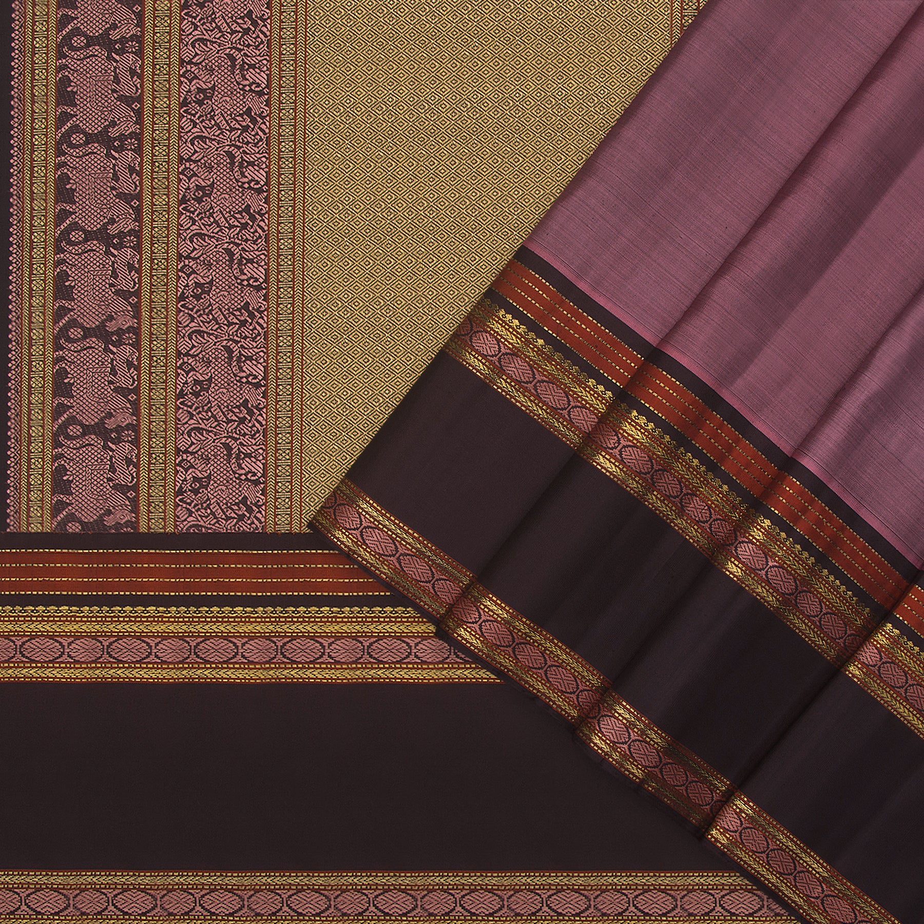 Kanakavalli Kanjivaram Silk Sari 24-040-HS001-10511 - Cover View