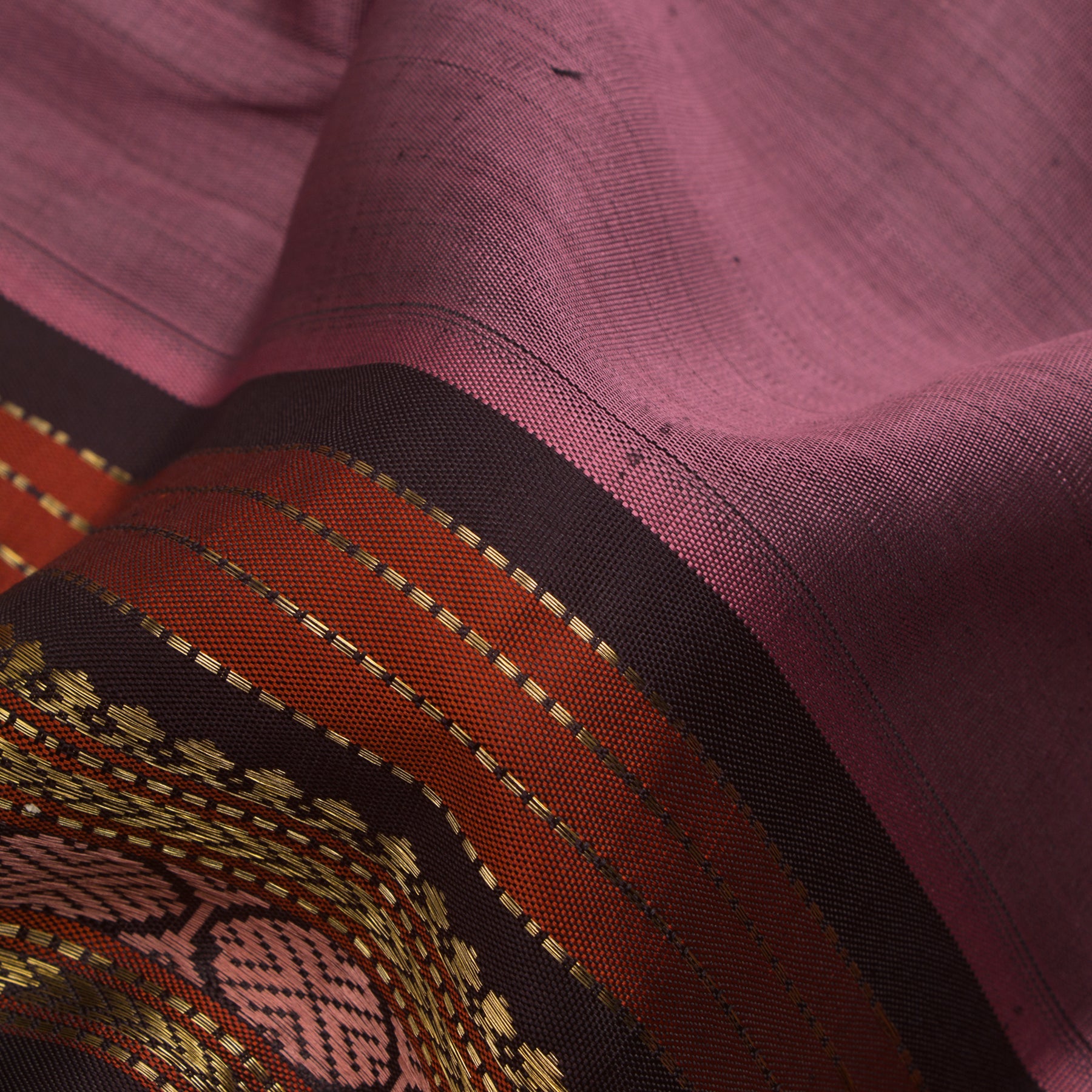 Kanakavalli Kanjivaram Silk Sari 24-040-HS001-10511 - Fabric View