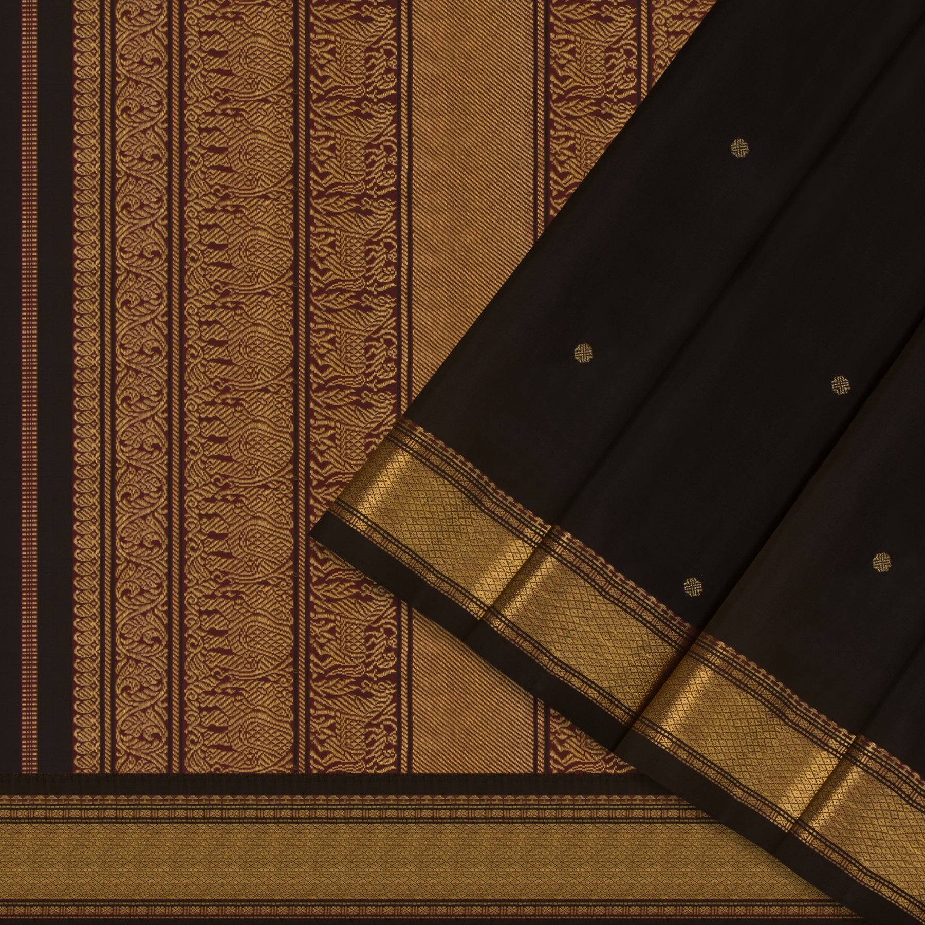 Kanakavalli Kanjivaram Silk Sari 24-040-HS001-10920 - Cover View