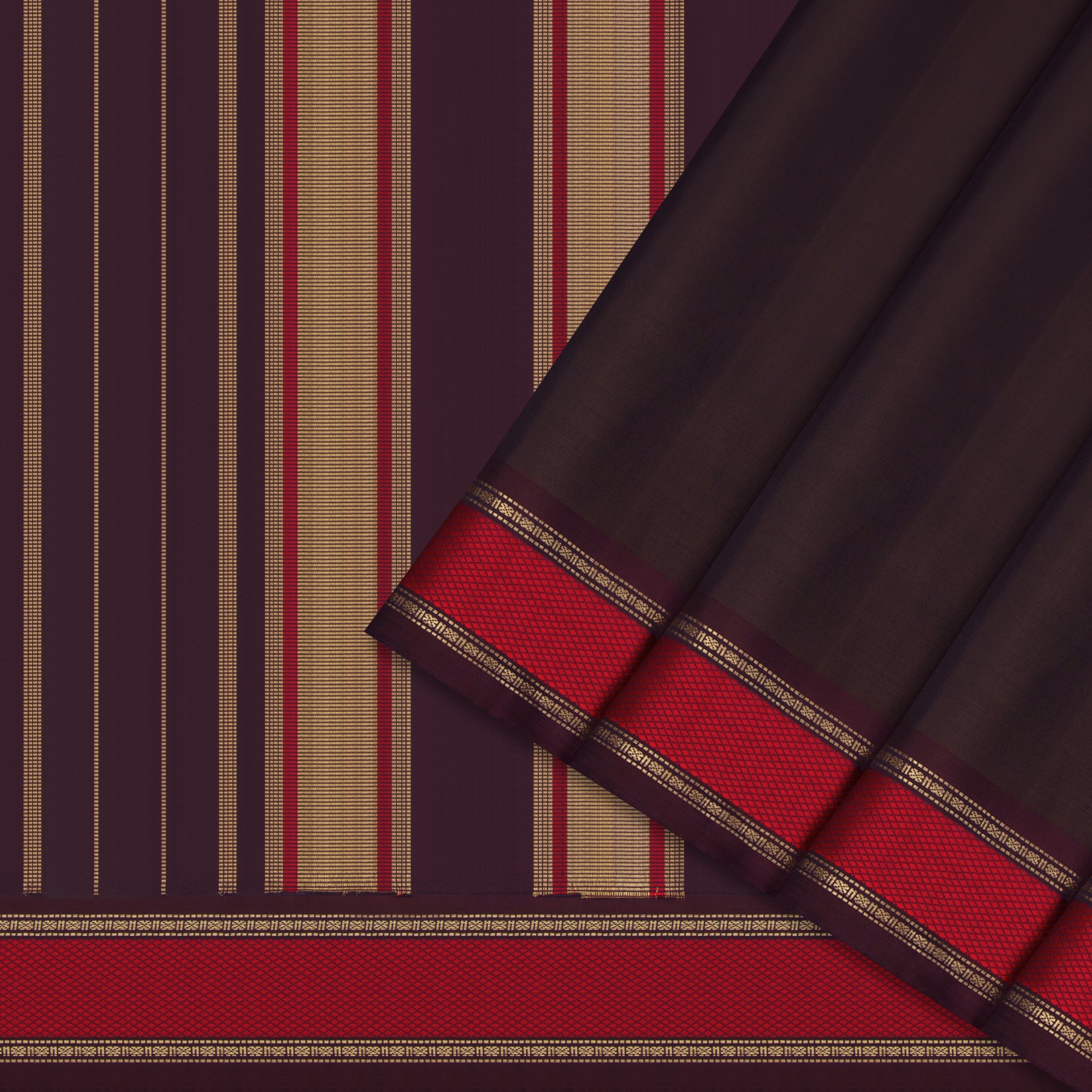 Kanakavalli Kanjivaram Silk Sari 24-040-HS001-10940 - Cover View