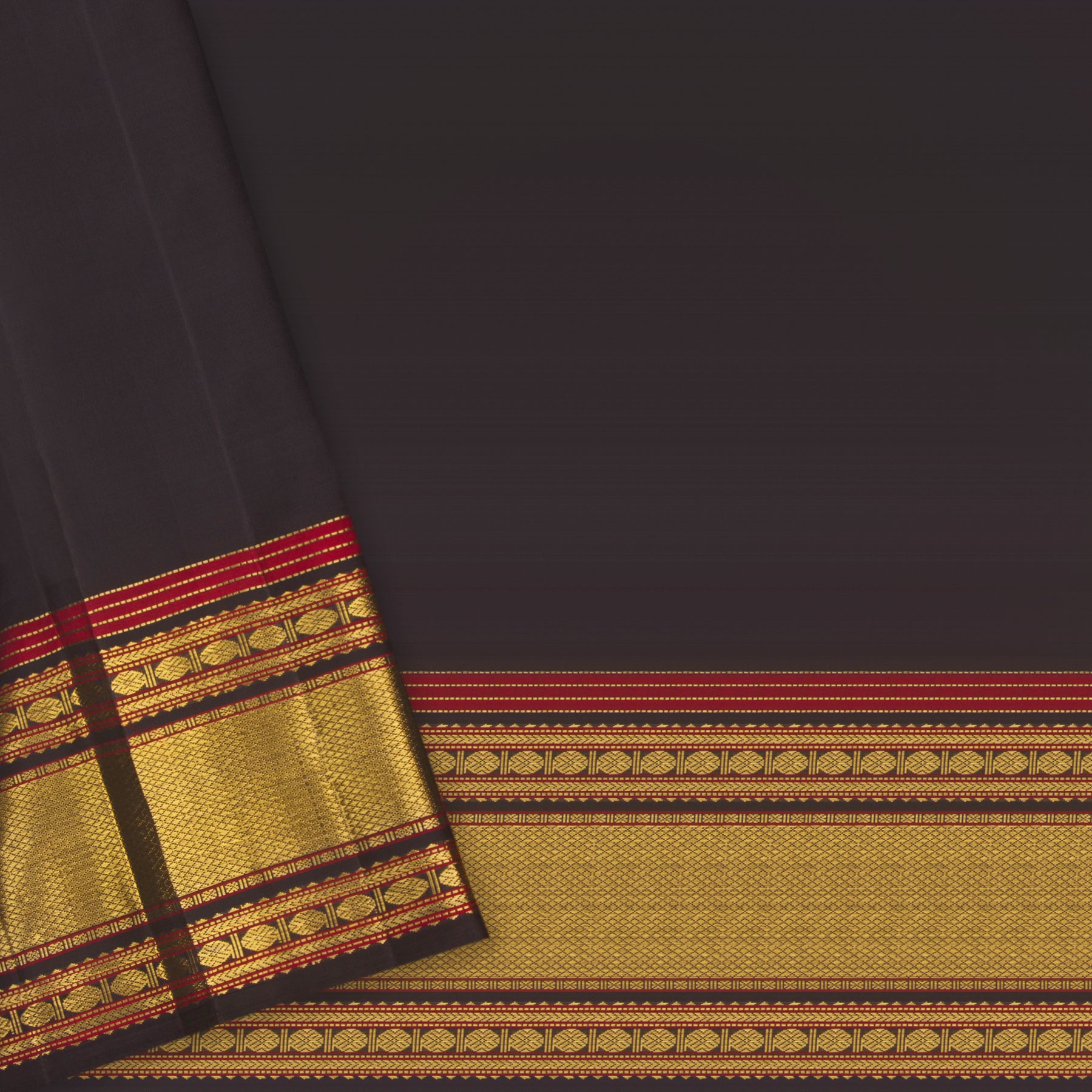 Kanakavalli Kanjivaram Silk Sari 24-040-HS001-10945 - Blouse View