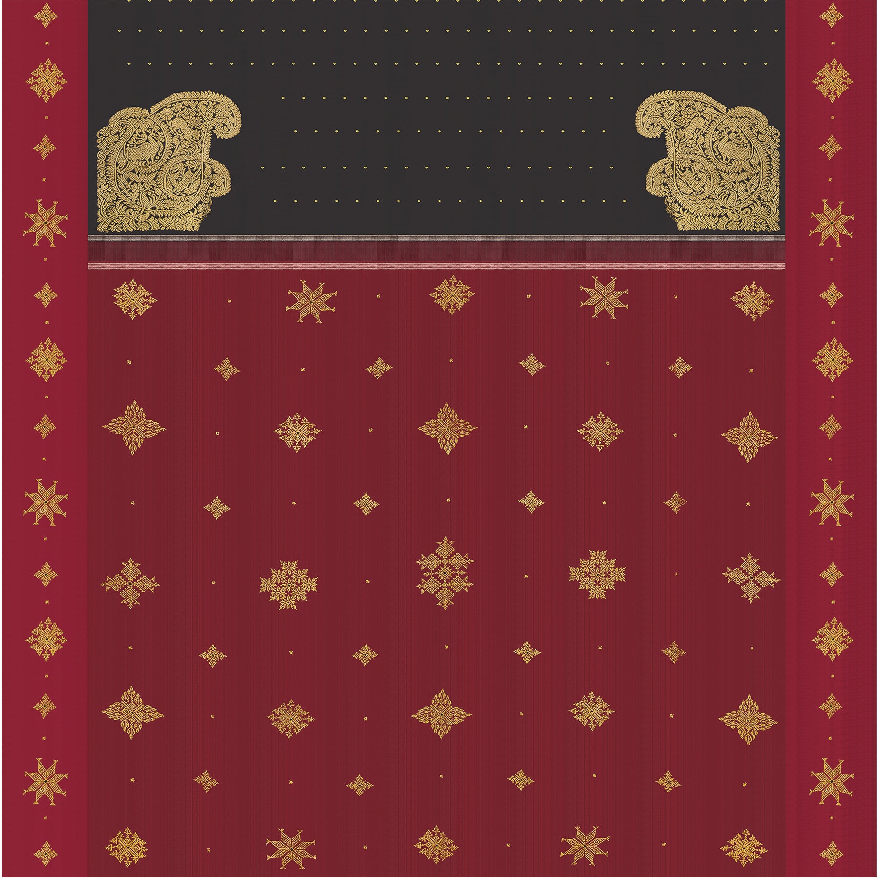 Kanakavalli X Kasuti Kanjivaram Silk Sari 24-040-HS001-11914 - Full View