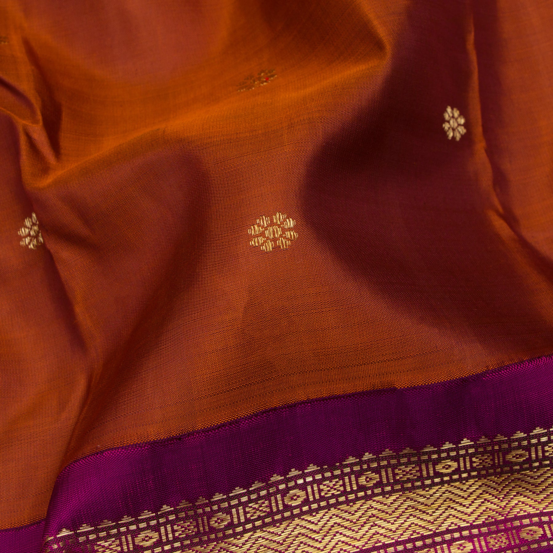 Kanakavalli Kanjivaram Silk Sari 24-040-HS001-11915 - Fabric View