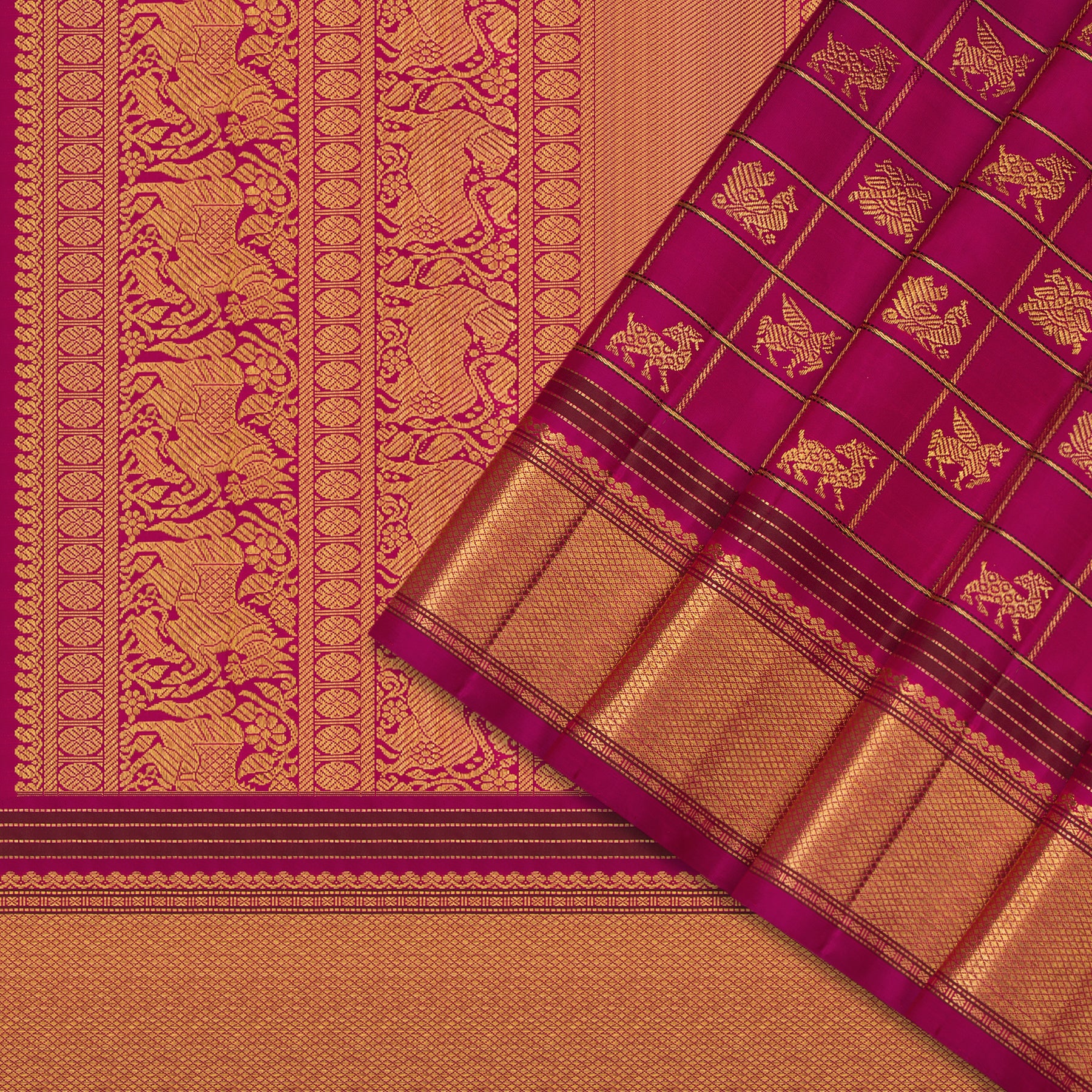 Kanakavalli Kanjivaram Silk Sari 24-040-HS001-11934 - Cover View