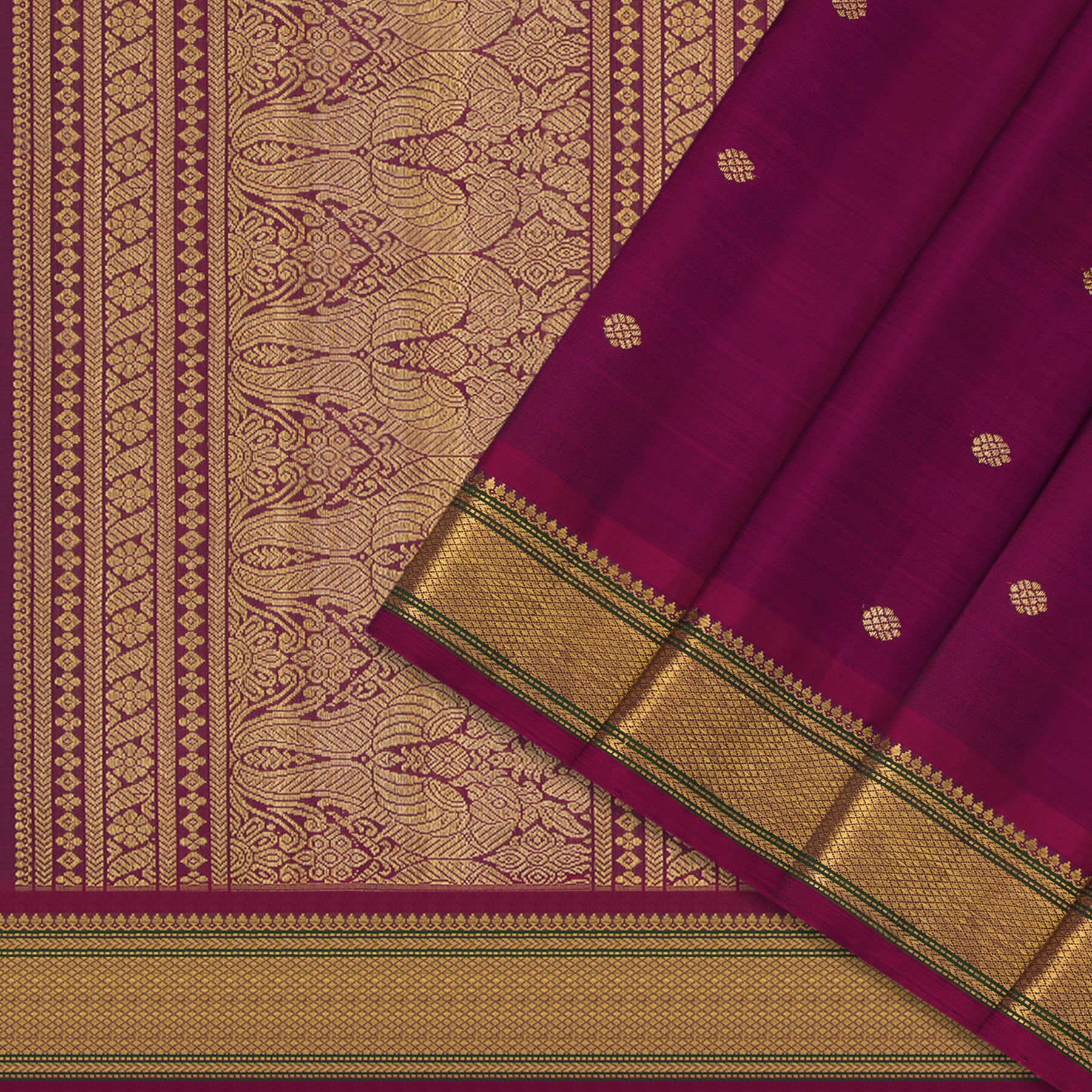 Kanakavalli Kanjivaram Silk Sari 24-040-HS001-11960 - Cover View