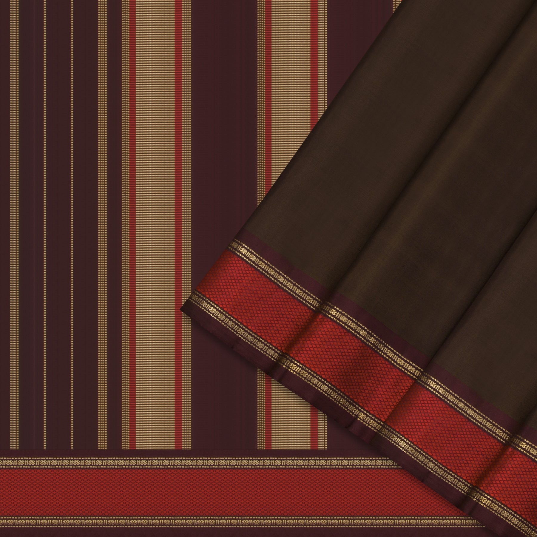 Kanakavalli Kanjivaram Silk Sari 24-040-HS001-12343 - Cover View