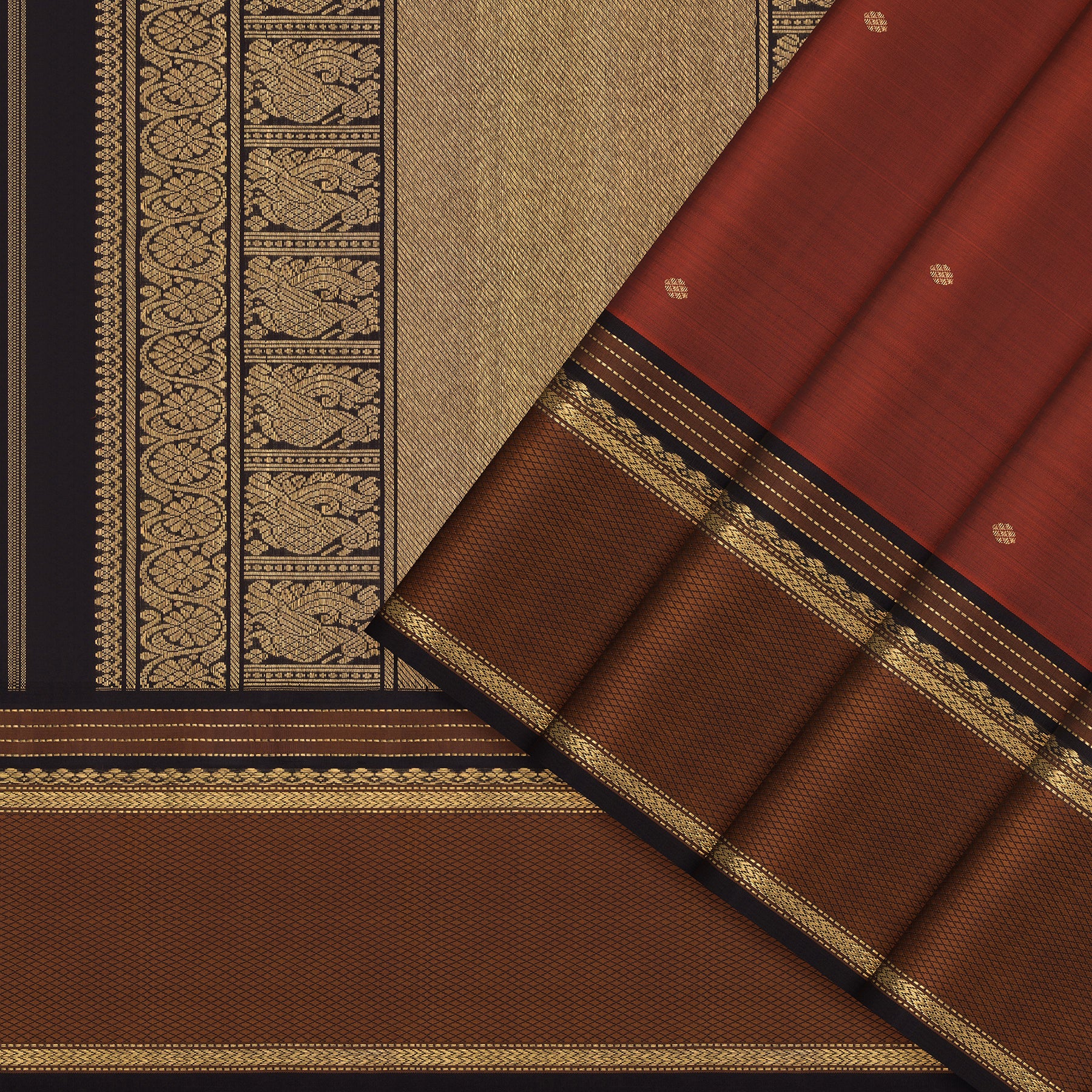 Kanakavalli Kanjivaram Silk Sari 24-040-HS001-12345 - Cover View