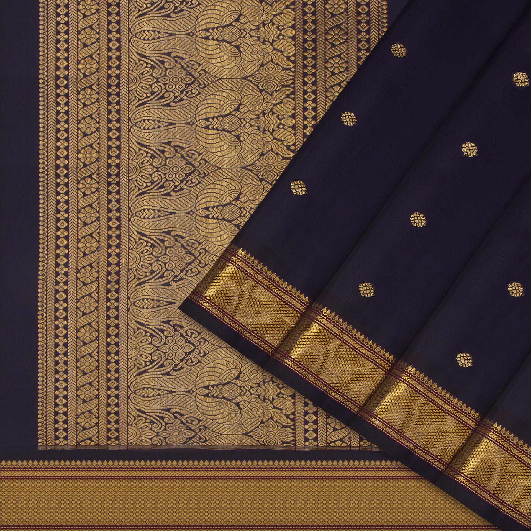 Kanakavalli Kanjivaram Silk Sari 24-040-HS001-12367 - Cover View
