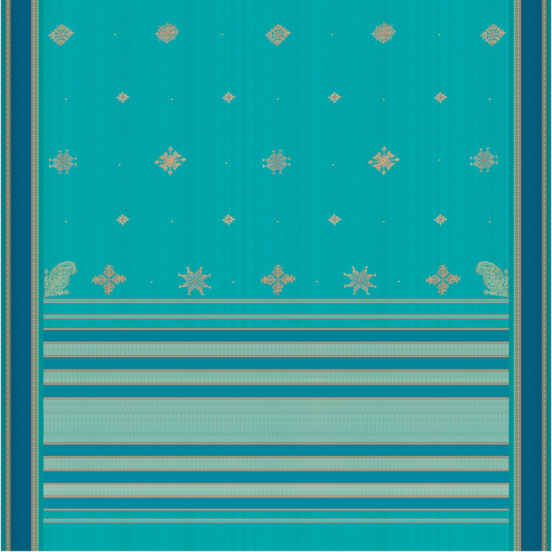 Kanakavalli X Kasuti Kanjivaram Silk Sari 24-040-HS001-12382 - Full View