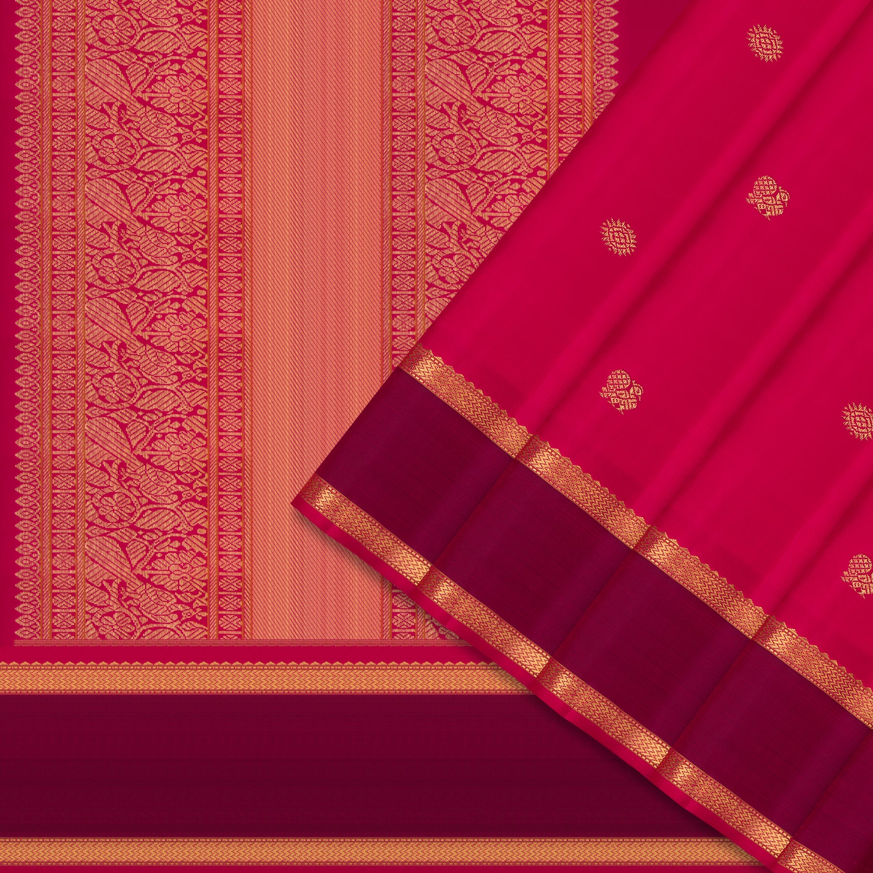 Kanakavalli Kanjivaram Silk Sari 24-040-HS001-12385 - Cover View