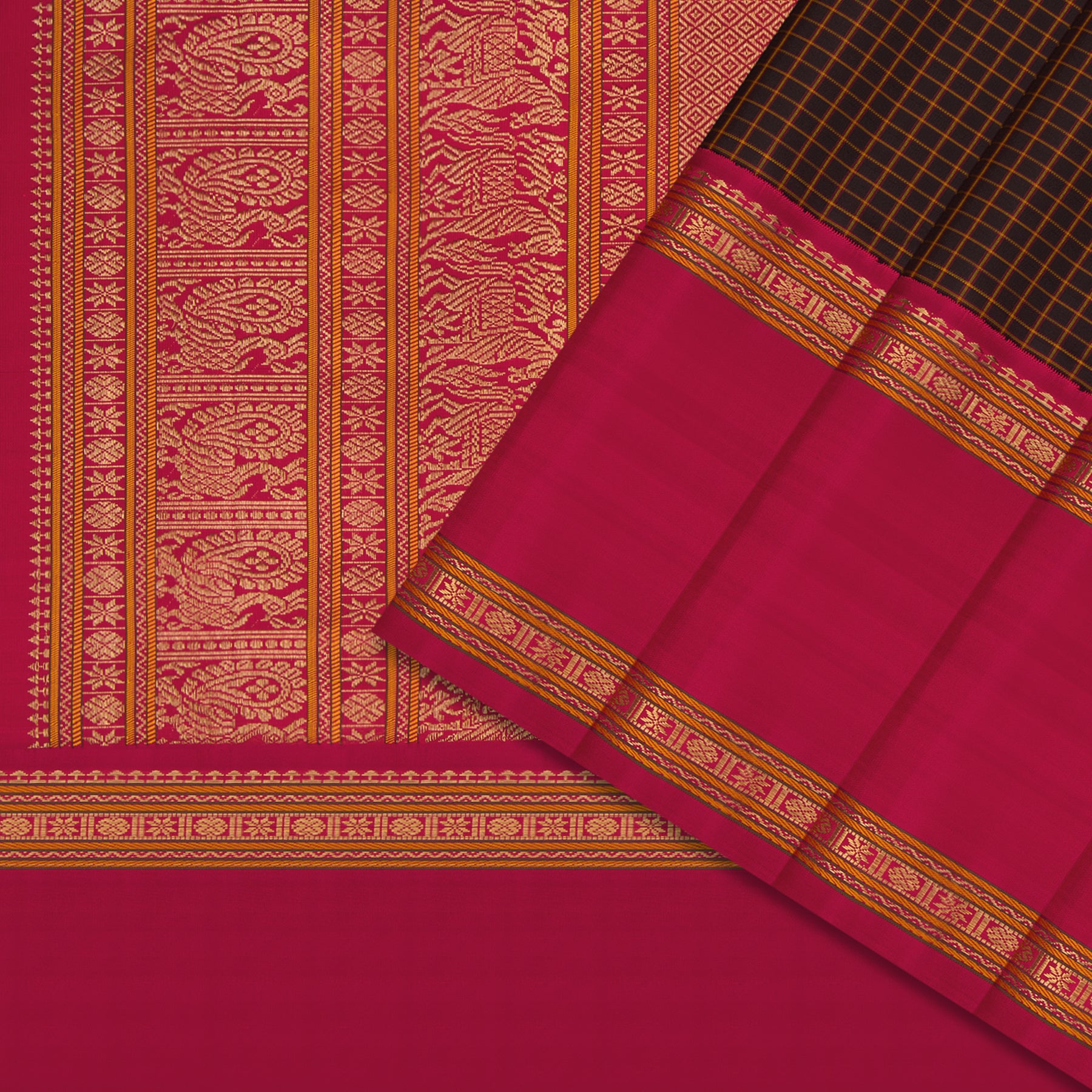 Kanakavalli Kanjivaram Silk Sari 24-040-HS001-12410 - Cover View