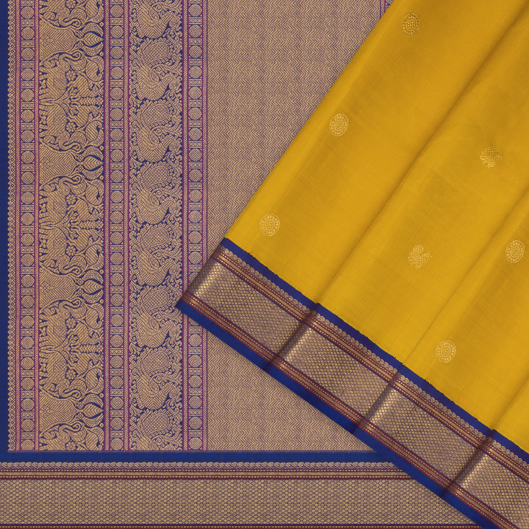 Kanakavalli Kanjivaram Silk Sari 24-040-HS001-12411 - Cover View