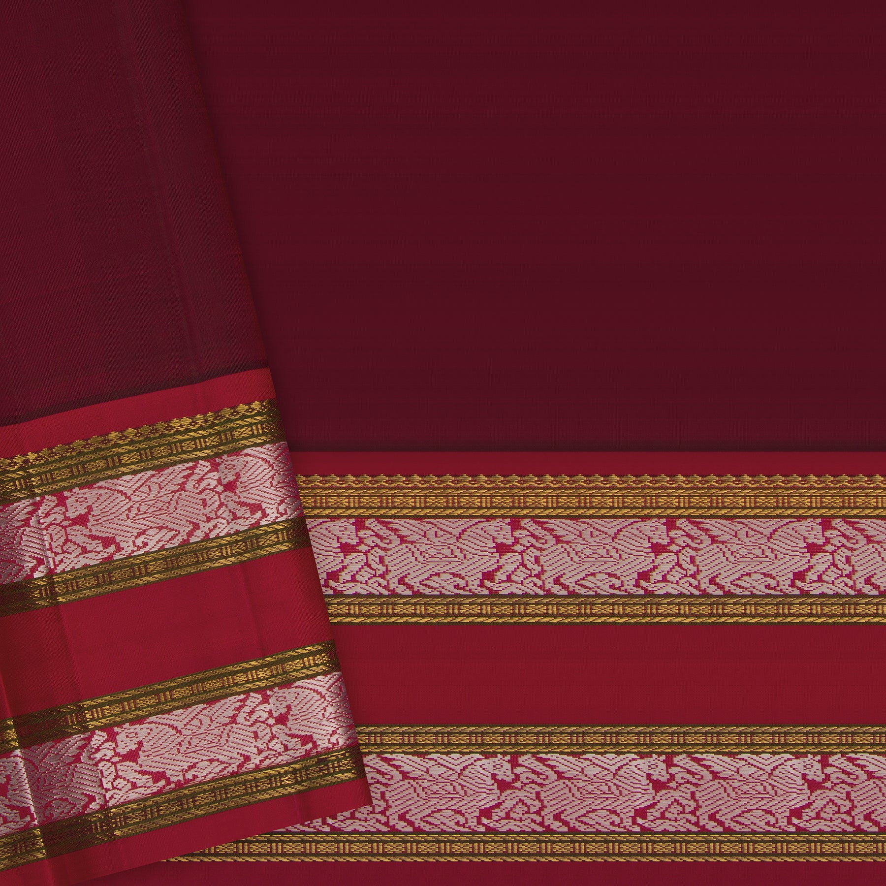 Kanakavalli Kanjivaram Silk Sari 24-040-HS001-14295 - Blouse View