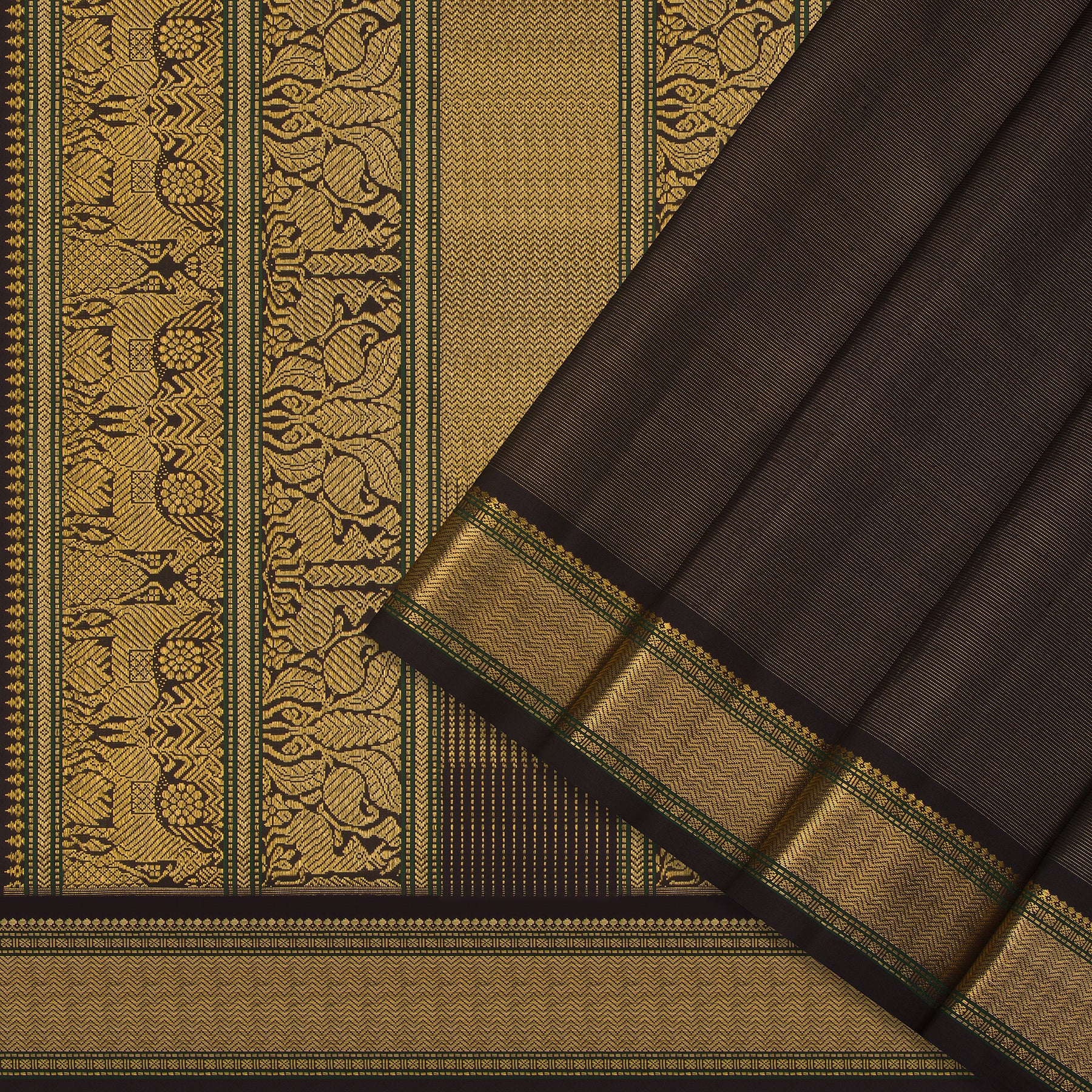 Kanakavalli Kanjivaram Silk Sari 24-041-HS001-01031 - Cover View