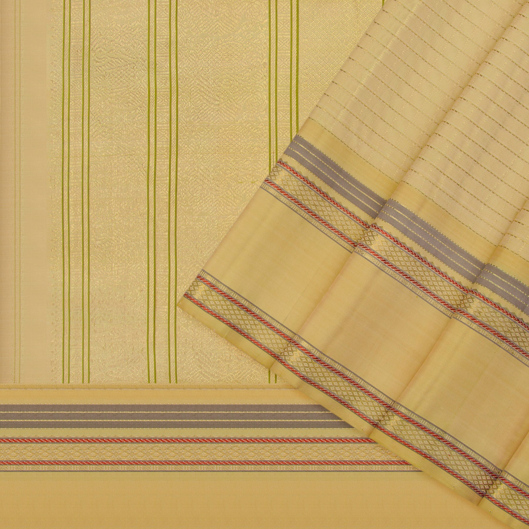 Kanakavalli Kanjivaram Silk Sari 24-041-HS001-01034 - Cover View