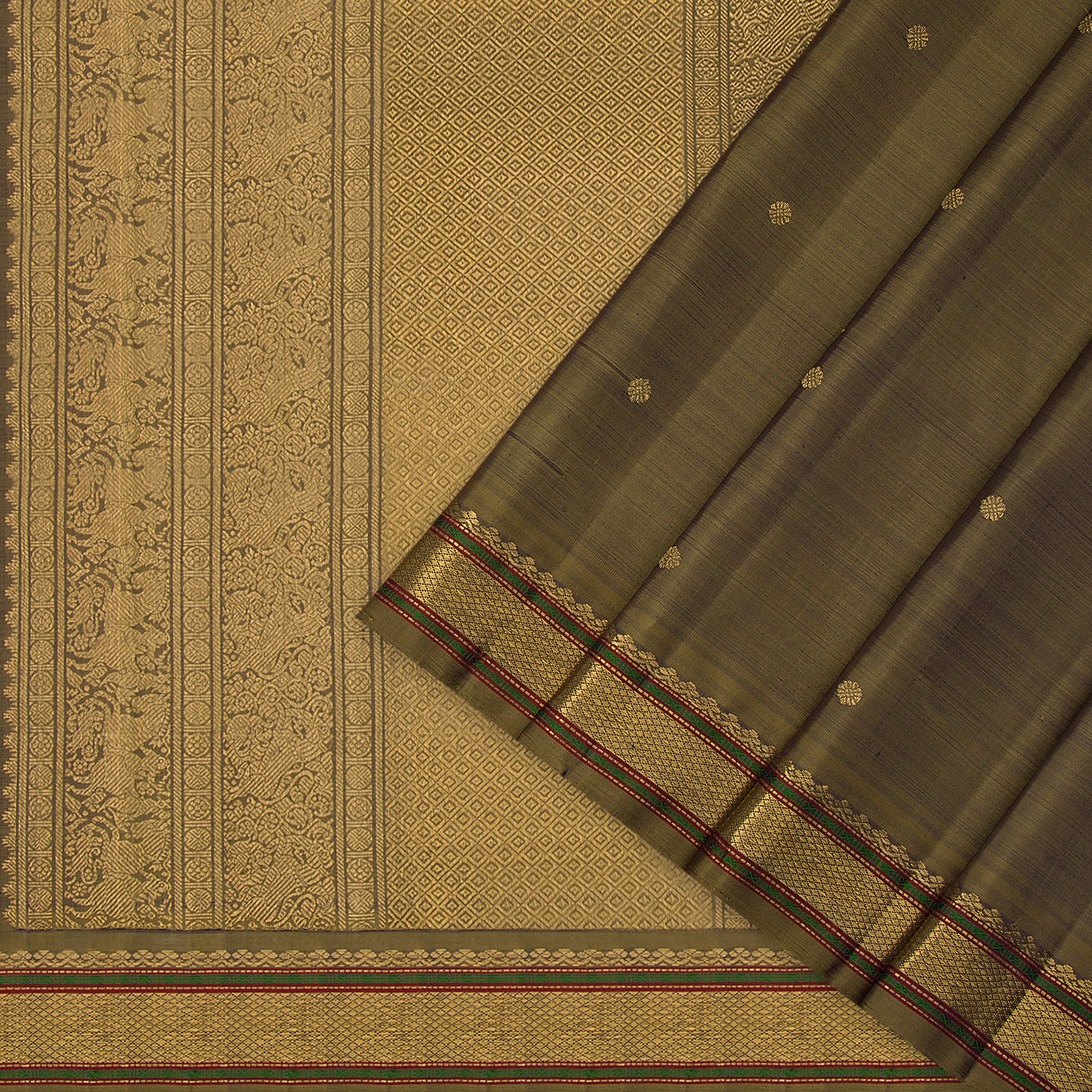 Kanakavalli Kanjivaram Silk Sari 24-041-HS001-02398 - Cover View