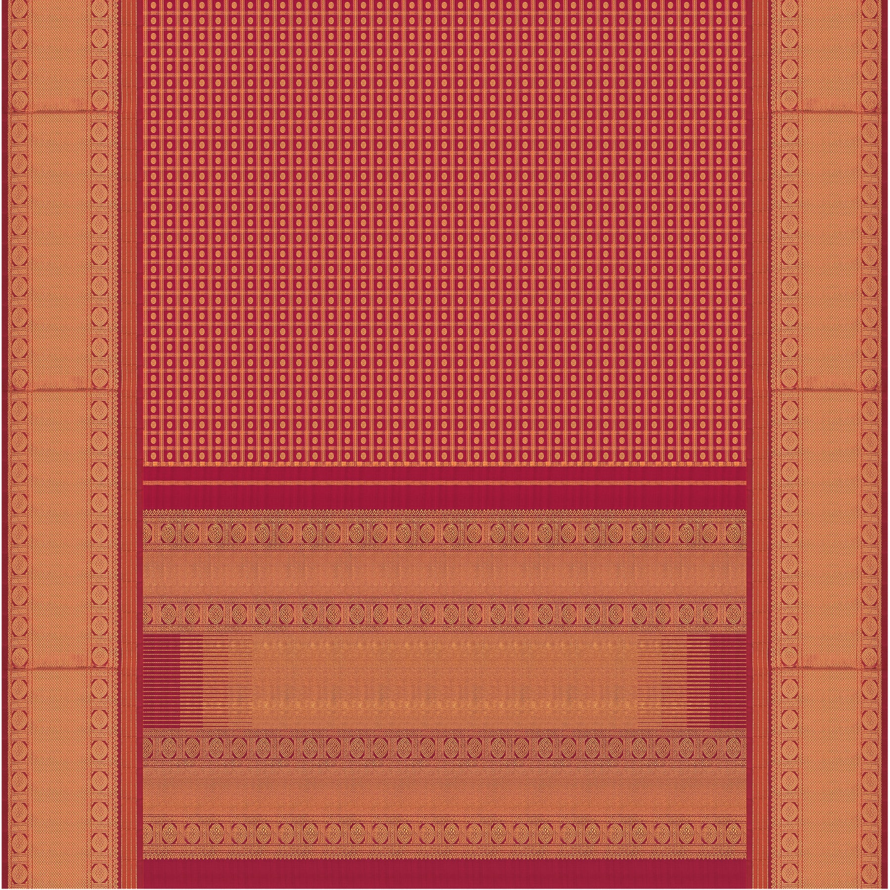 Kanakavalli Kanjivaram Silk Sari 24-041-HS001-04734 - Full View