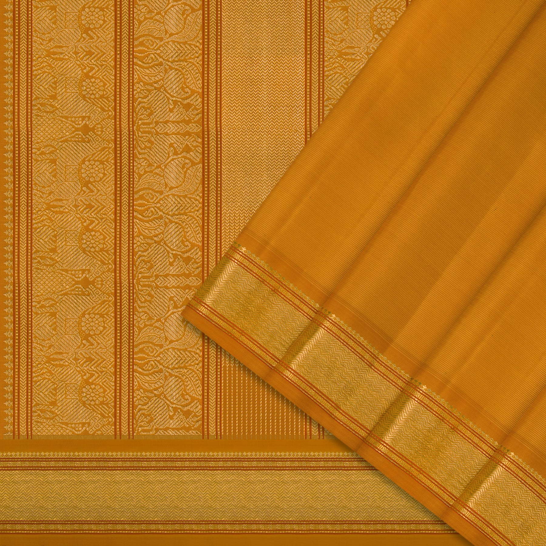 Kanakavalli Kanjivaram Silk Sari 24-041-HS001-04735 - Cover View