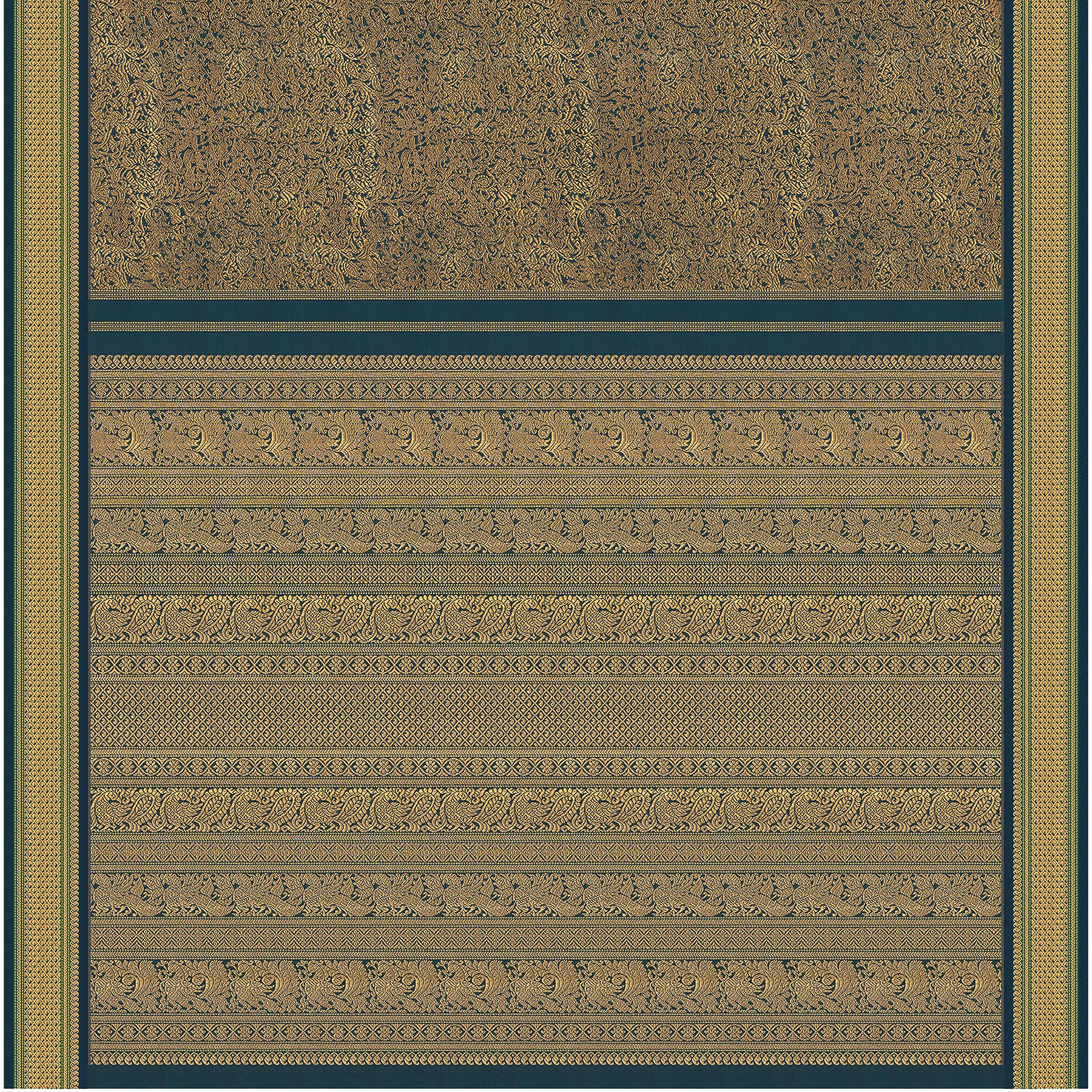 Kanakavalli Kanjivaram Silk Sari 24-041-HS001-04747 - Full View