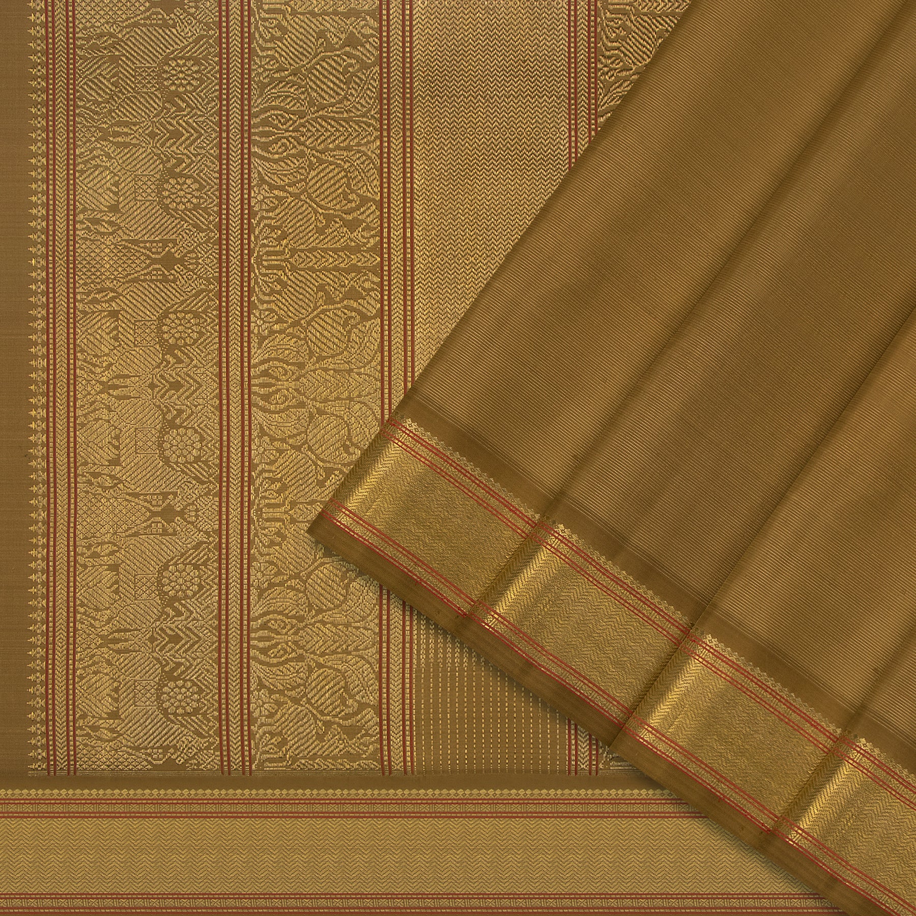 Kanakavalli Kanjivaram Silk Sari 24-041-HS001-04748 - Cover View