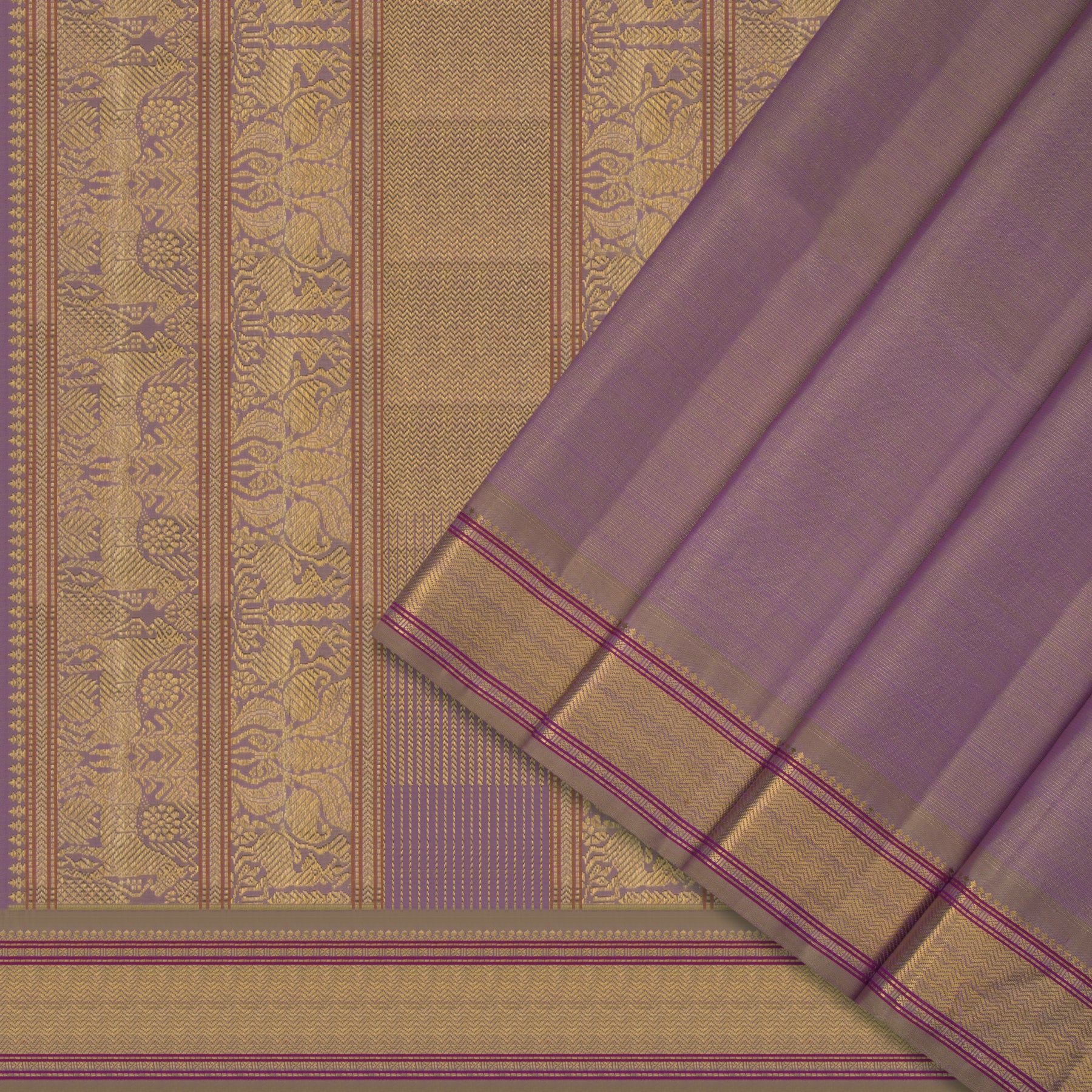 Kanakavalli Kanjivaram Silk Sari 24-041-HS001-04764 - Cover View