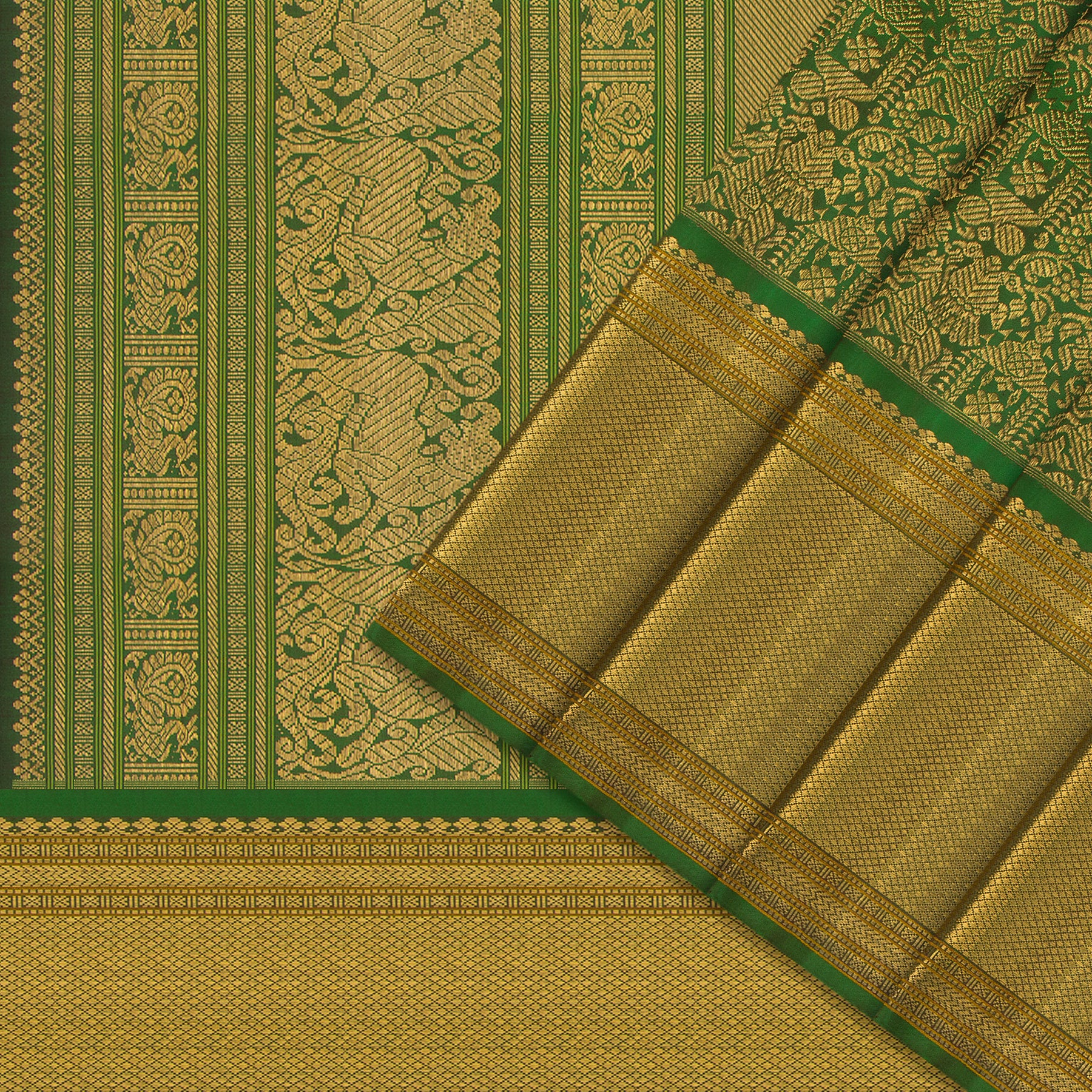 Kanakavalli Kanjivaram Silk Sari 24-041-HS001-04765 - Cover View