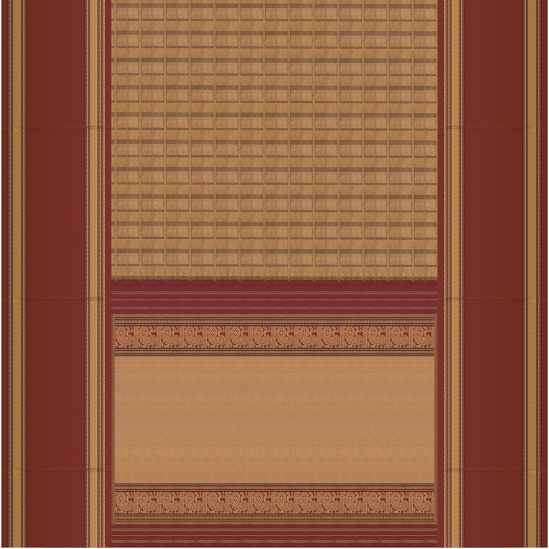Kanakavalli Kanjivaram Silk Sari 24-041-HS001-04768 - Full View