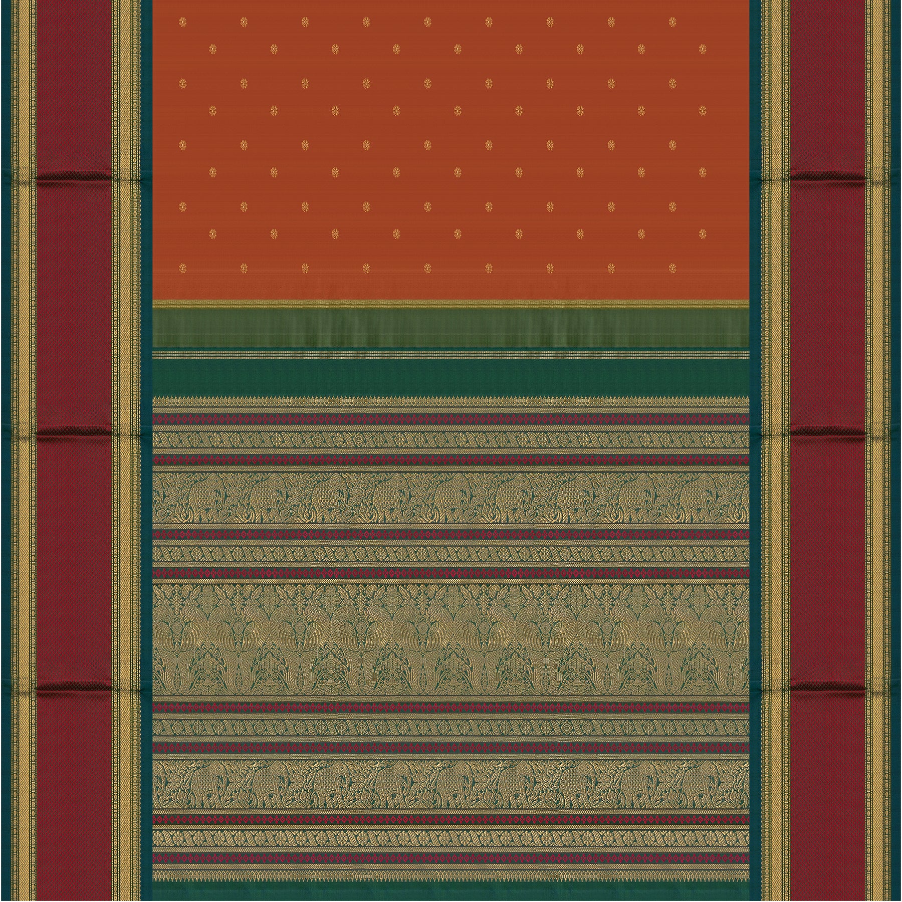 Kanakavalli Kanjivaram Silk Sari 24-041-HS001-04769 - Full View