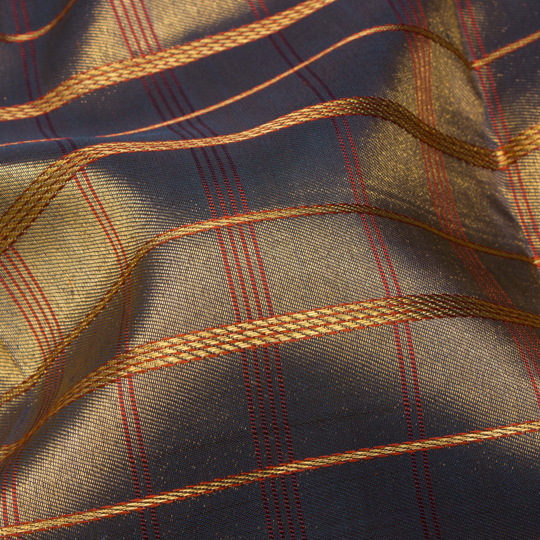 Kanakavalli Kanjivaram Silk Sari 24-041-HS001-06953 - Fabric View