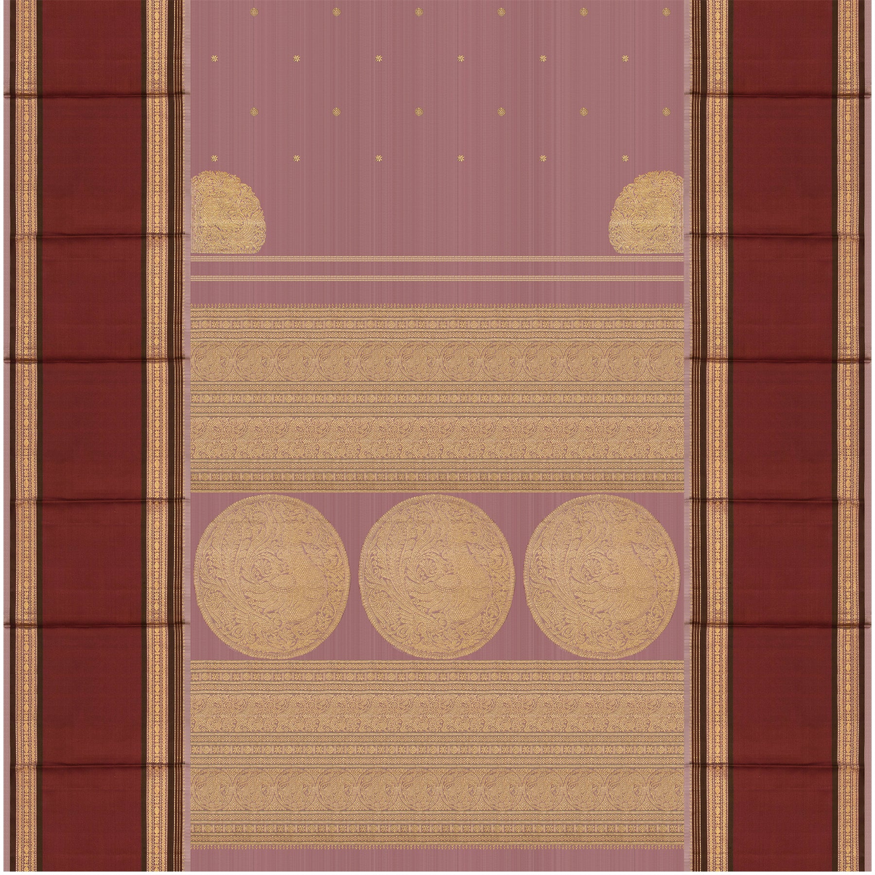 Kanakavalli Kanjivaram Silk Sari 24-041-HS001-06965 - Full View