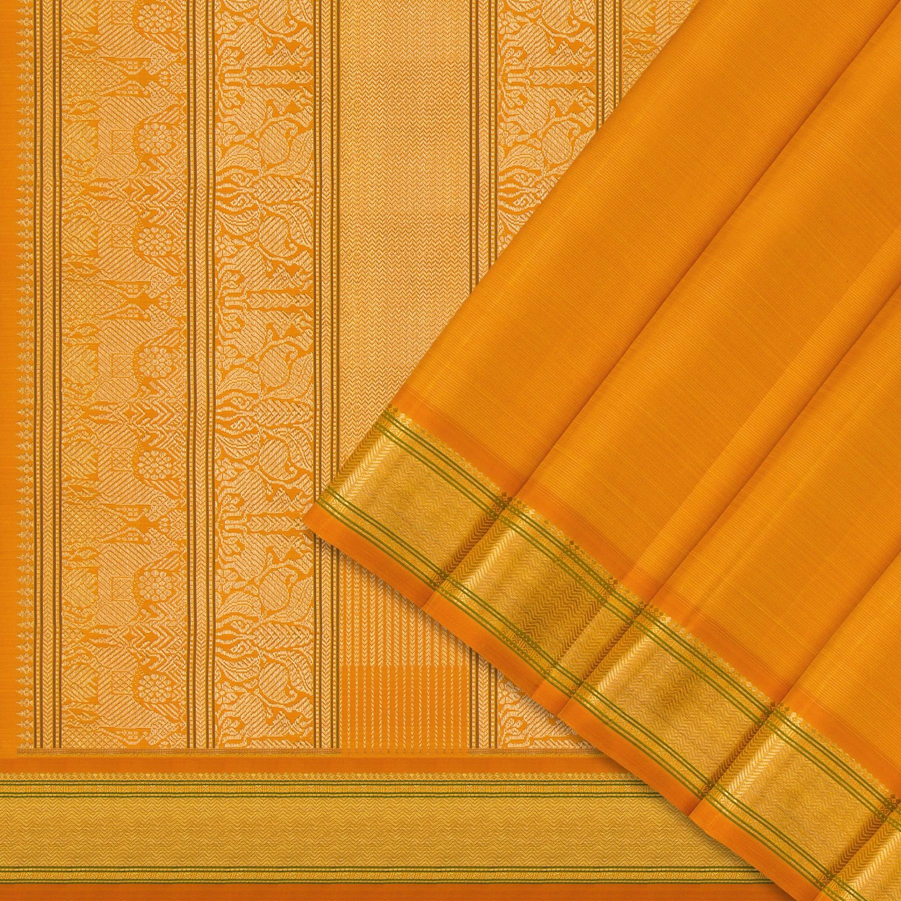 Kanakavalli Kanjivaram Silk Sari 24-041-HS001-08087 - Cover View