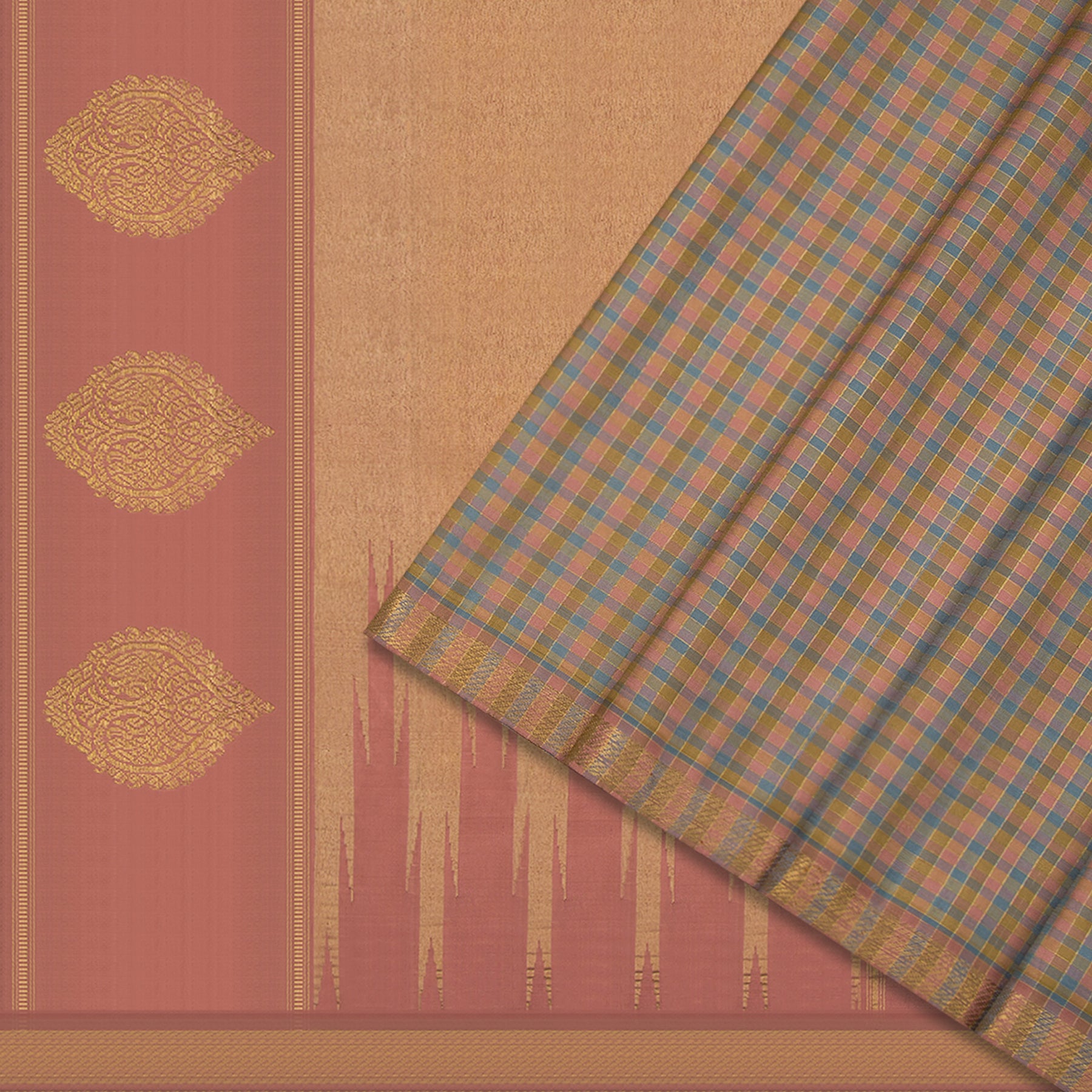 Kanakavalli Kanjivaram Silk Sari 24-041-HS001-08097 - Cover View