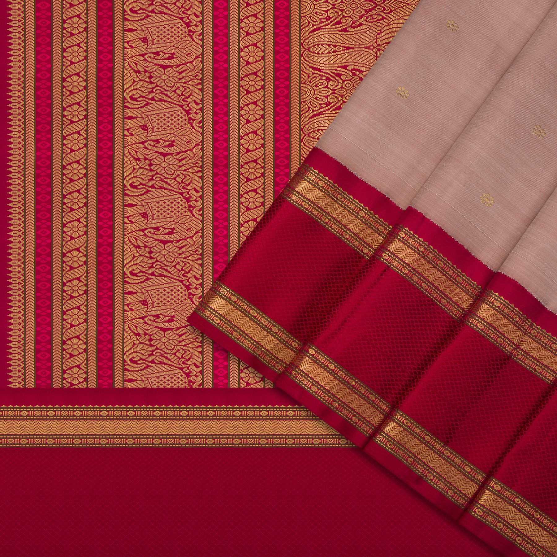 Kanakavalli Kanjivaram Silk Sari 24-041-HS001-08189 - Cover View