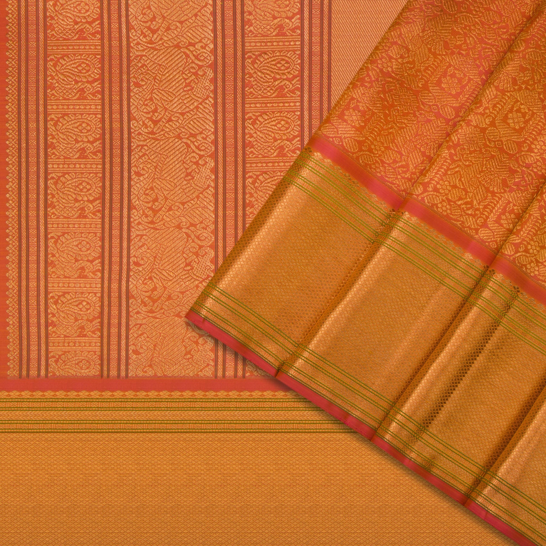 Kanakavalli Kanjivaram Silk Sari 24-041-HS001-08203 - Cover View