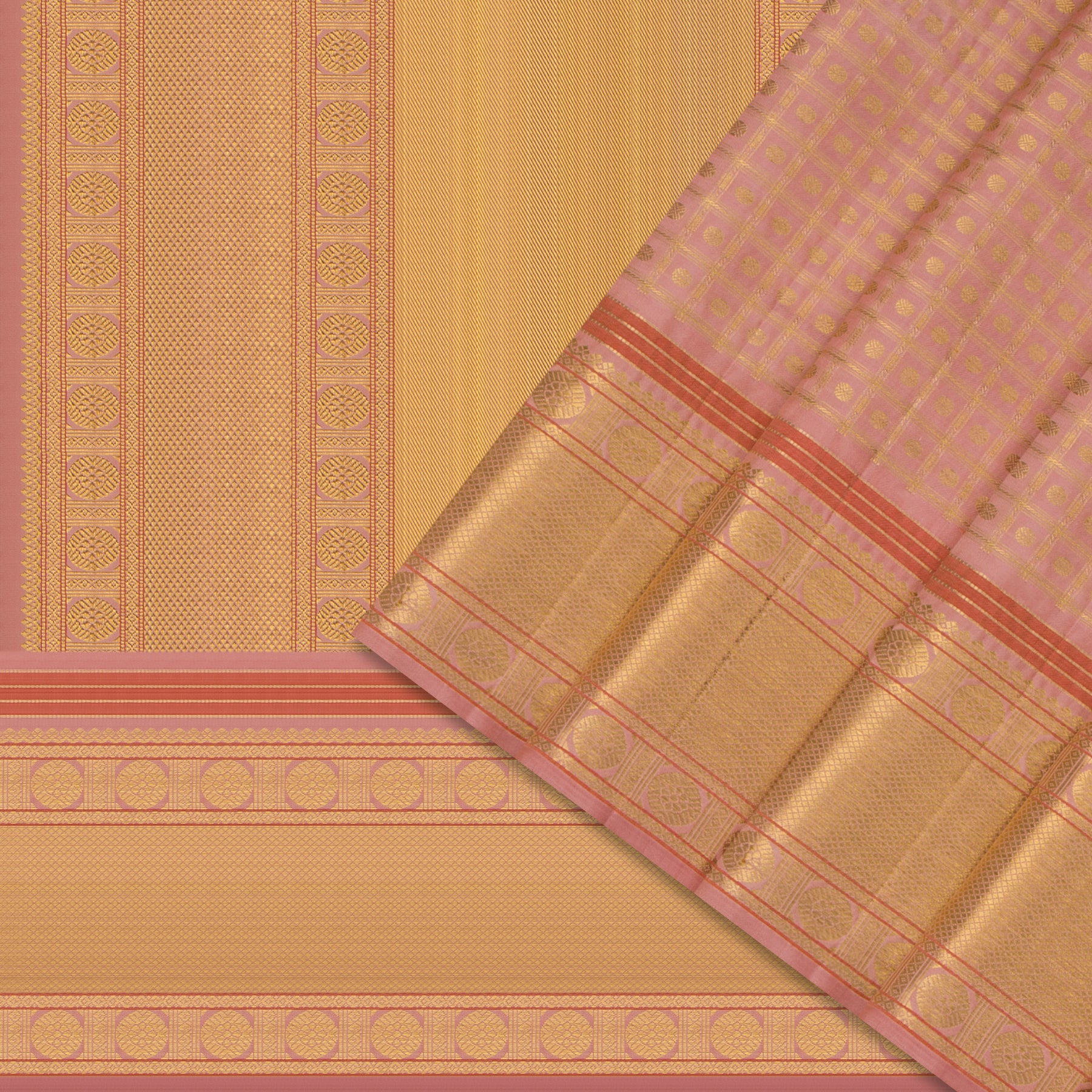 Kanakavalli Kanjivaram Silk Sari 24-041-HS001-10539 - Cover View