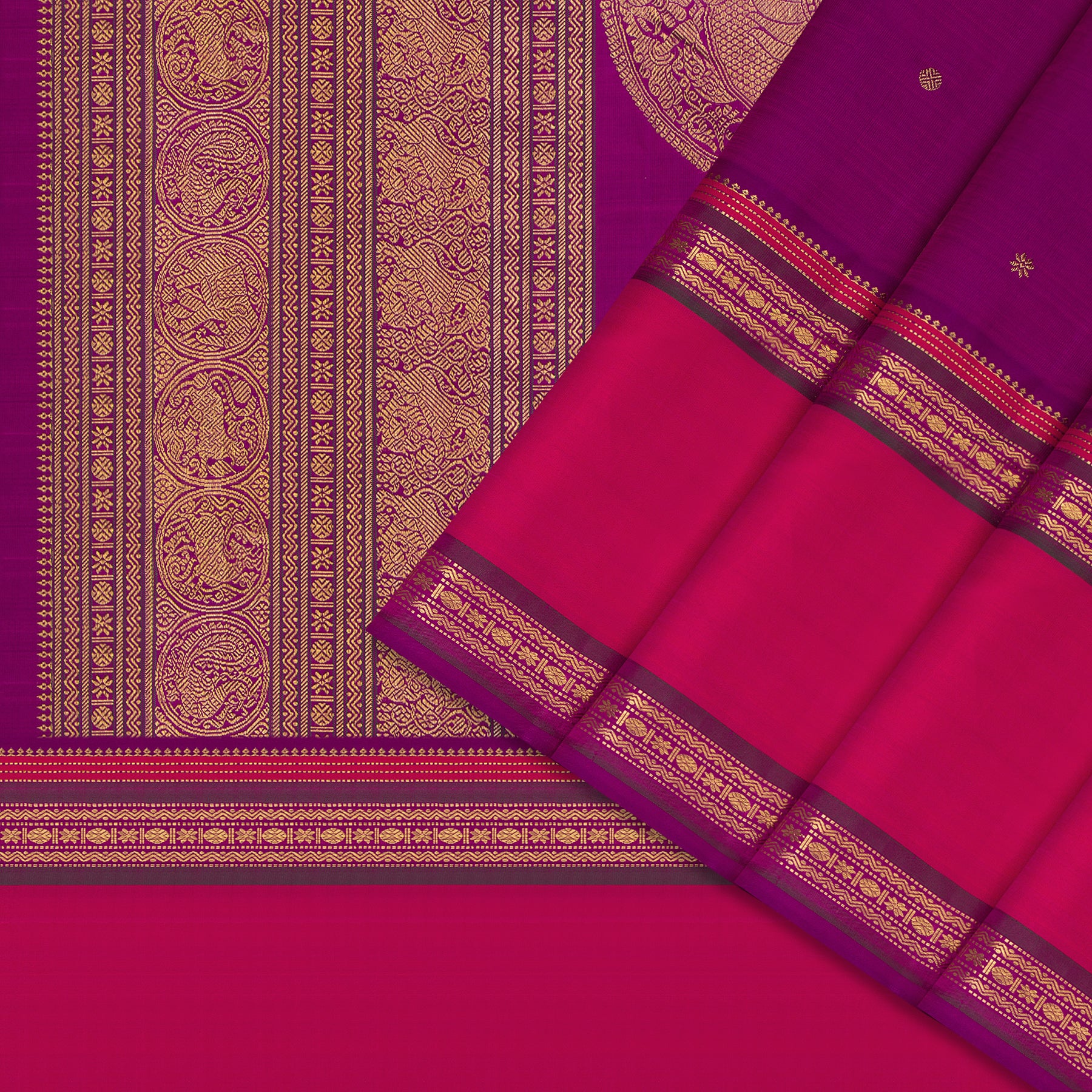 Kanakavalli Kanjivaram Silk Sari 24-041-HS001-11972 - Cover View