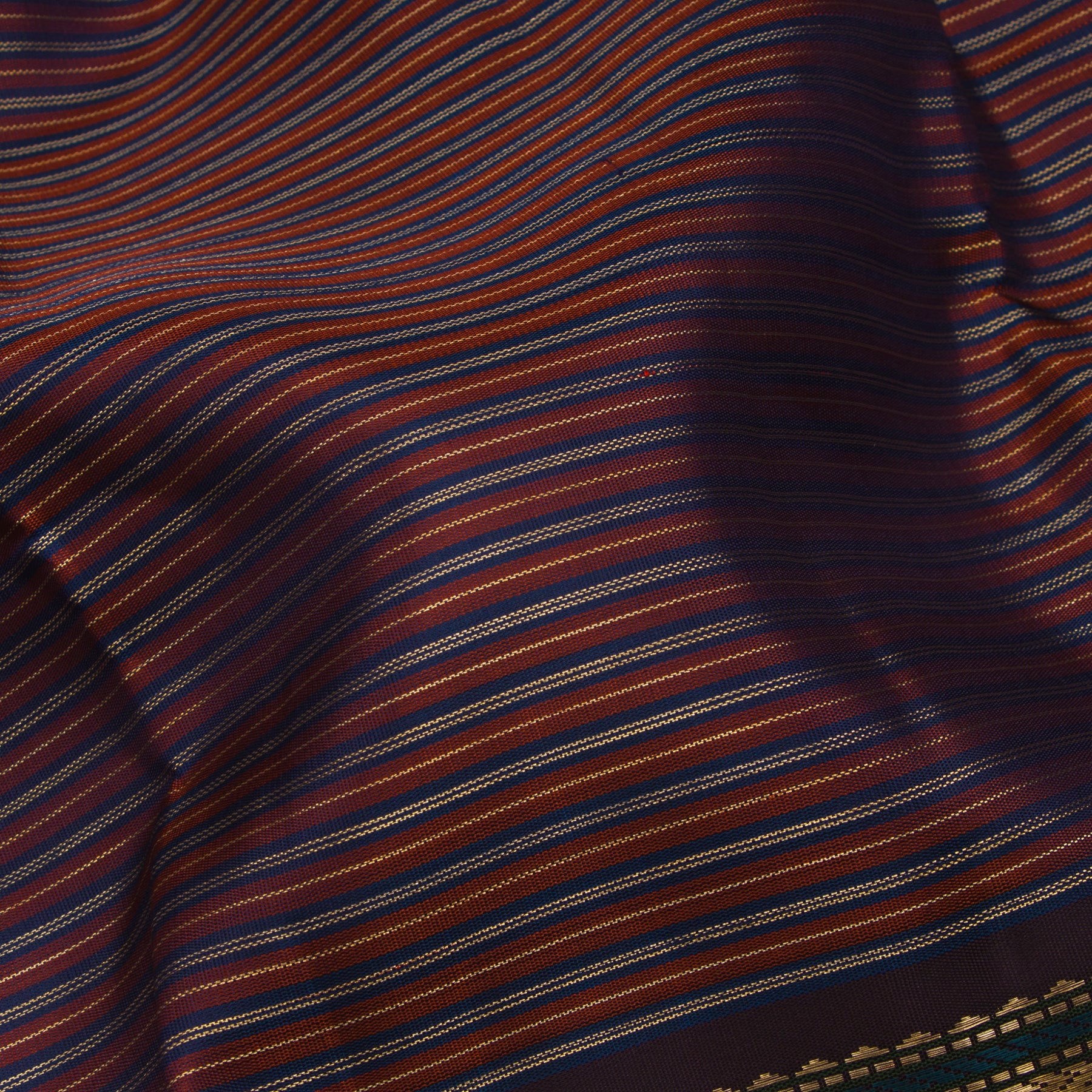 Kanakavalli Kanjivaram Silk Sari 24-041-HS001-12423 - Fabric View