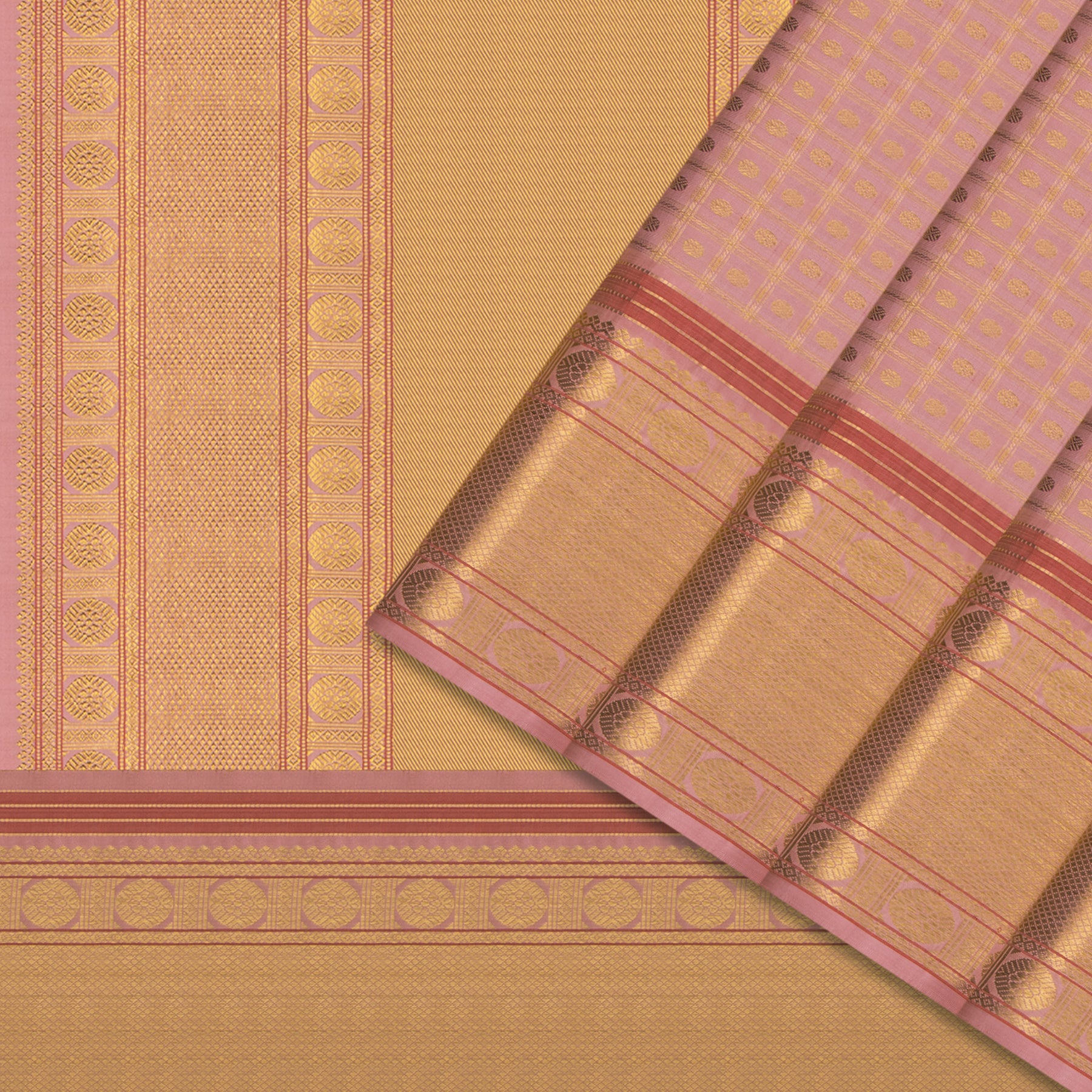 Kanakavalli Kanjivaram Silk Sari 24-041-HS001-12433 - Cover View