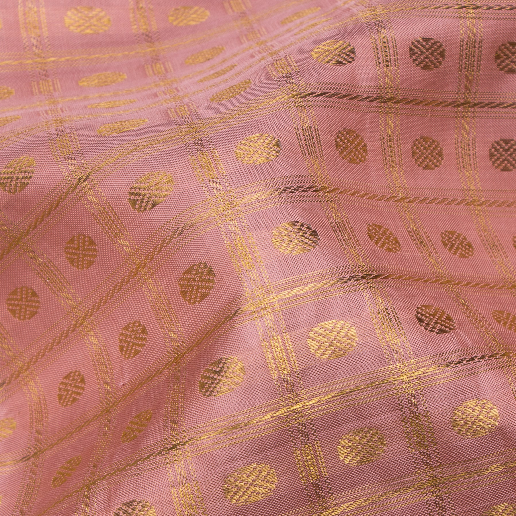 Kanakavalli Kanjivaram Silk Sari 24-041-HS001-12433 - Fabric View
