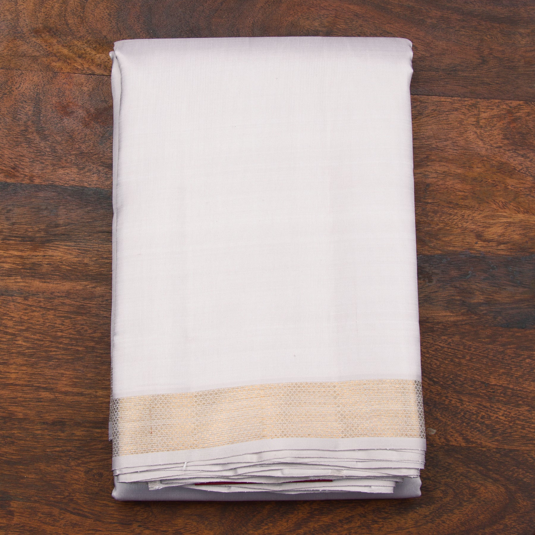 Kanakavalli Kanjivaram Silk Angavastram CO-ORD 24-110-AF001-05565 - Folded View