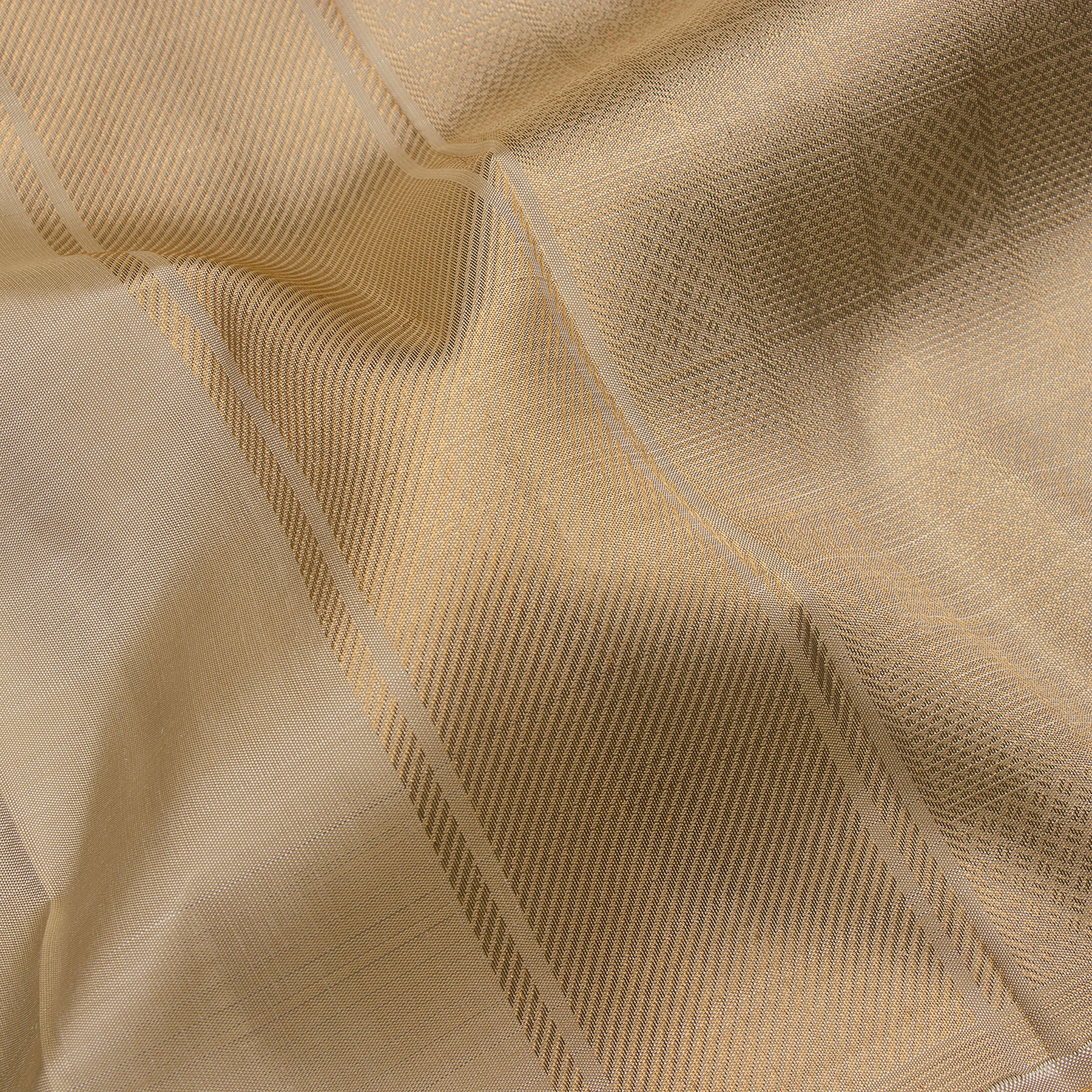 Kanakavalli Kanjivaram Silk Angavastram CO-ORD 24-110-AF001-09772  Detailed Fabric View