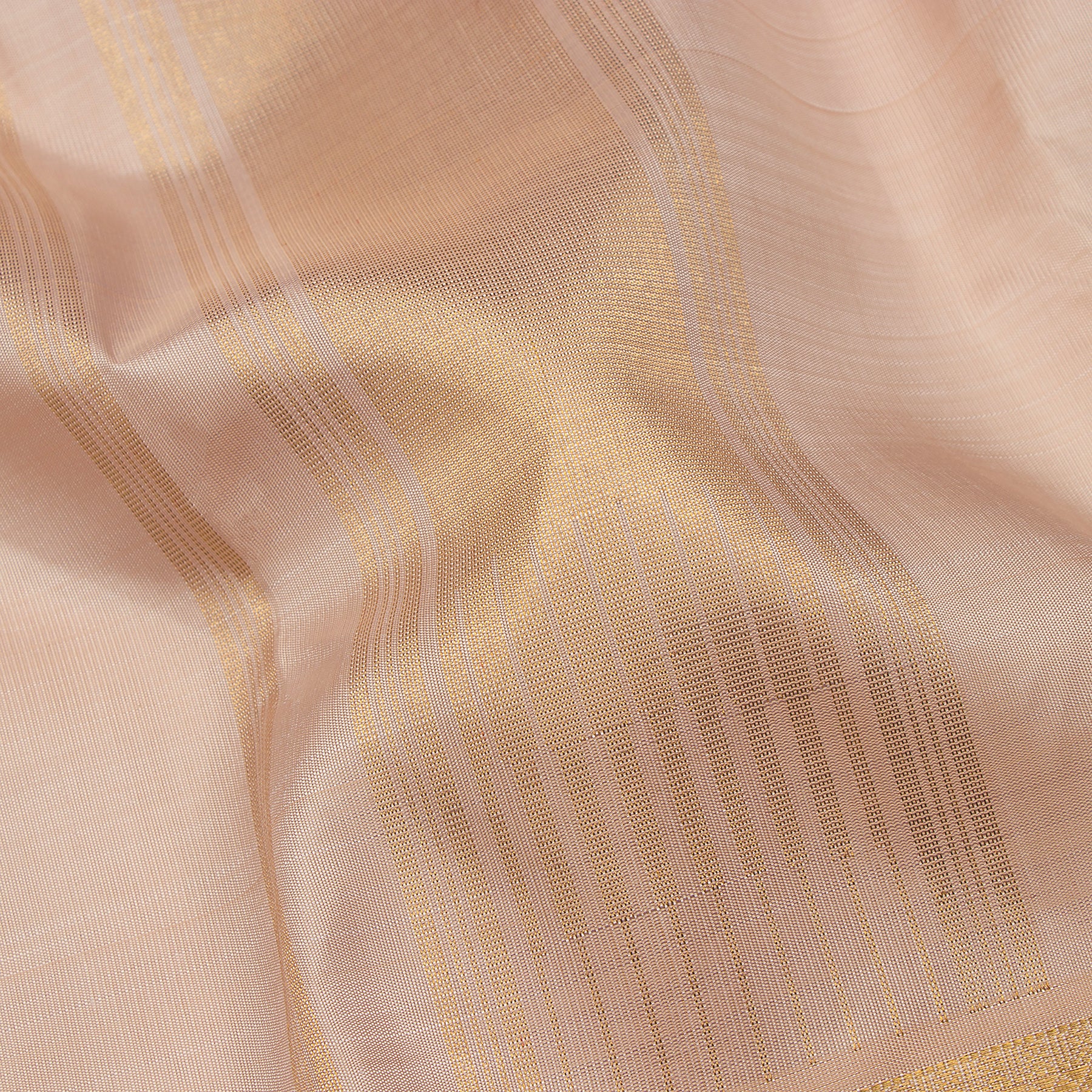 Kanakavalli Kanjivaram Silk Angavastram CO-ORD 24-110-AF001-09776 - Detailed Fabric View