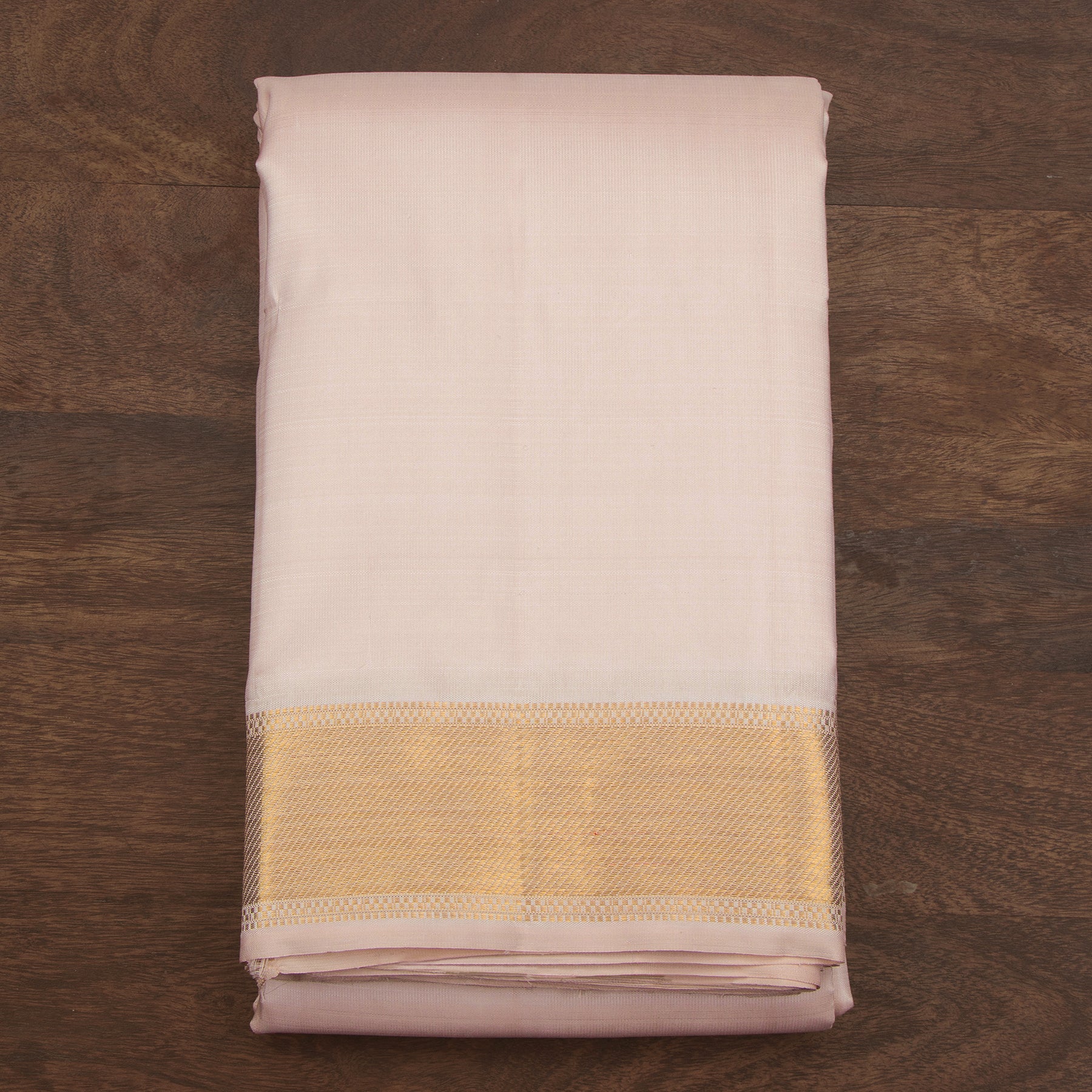 Kanakavalli Kanjivaram Silk Angavastram CO-ORD 24-110-AF001-10968 - Folded View