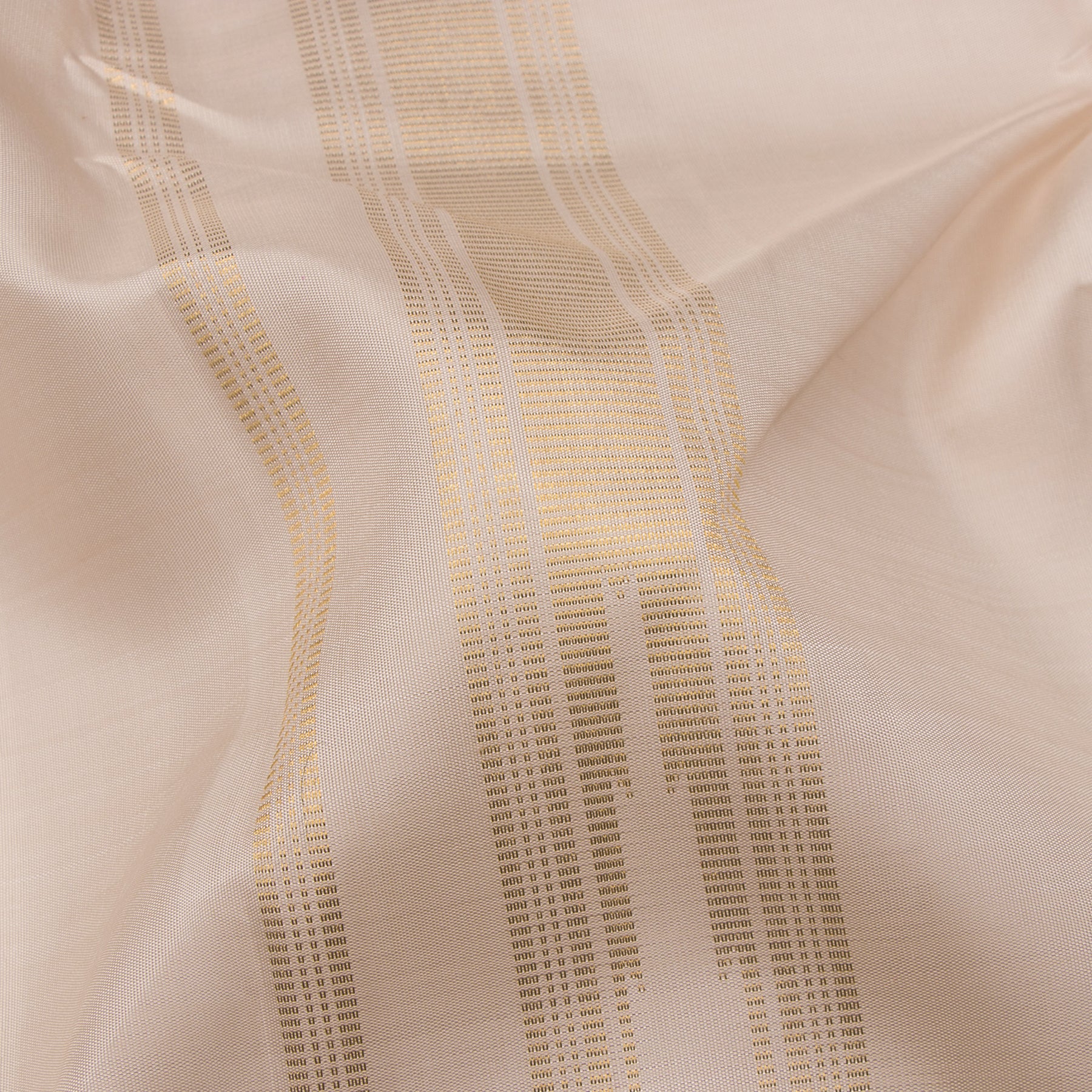 Kanakavalli Kanjivaram Silk Angavastram CO-ORD 24-110-AF001-10971 - Detailed Fabric View