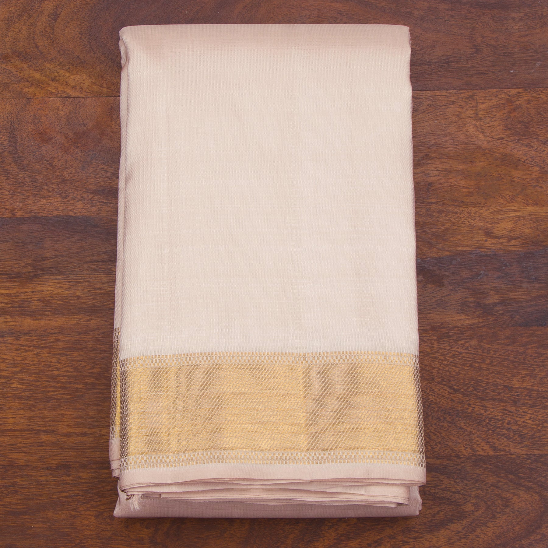 Kanakavalli Kanjivaram Silk Angavastram CO-ORD 24-110-AF001-11535 - Folded View