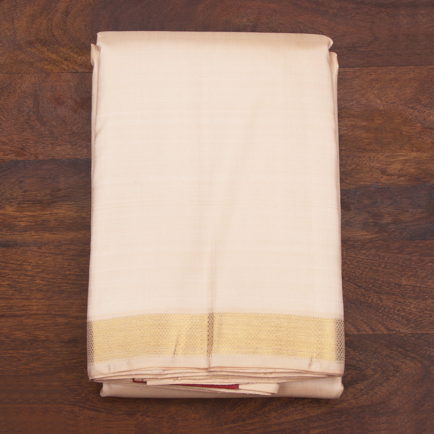 Kanakavalli Kanjivaram Silk Angavastram CO-ORD 24-110-AF001-12237 - Folded View